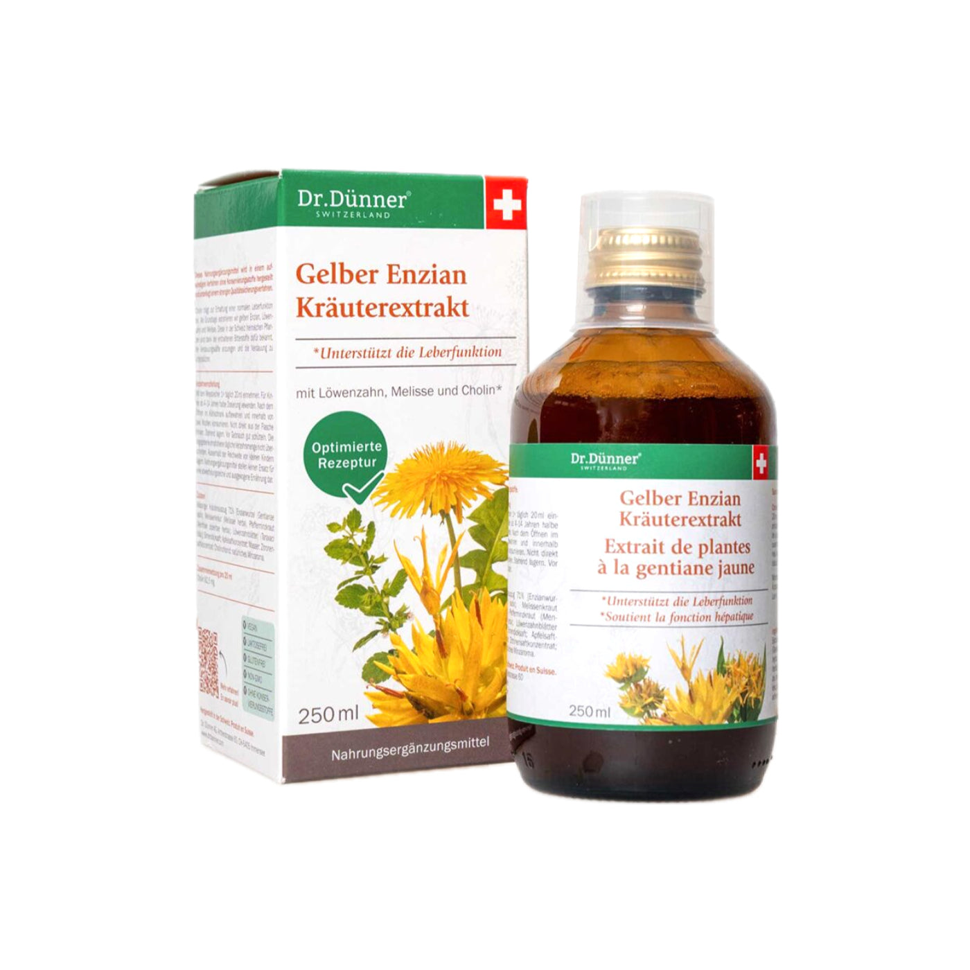 Yellow Gentian Herbal Extract 250ml 