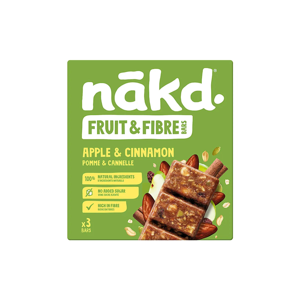 Apple Cinnamon Bar Pack of 3 - 132g