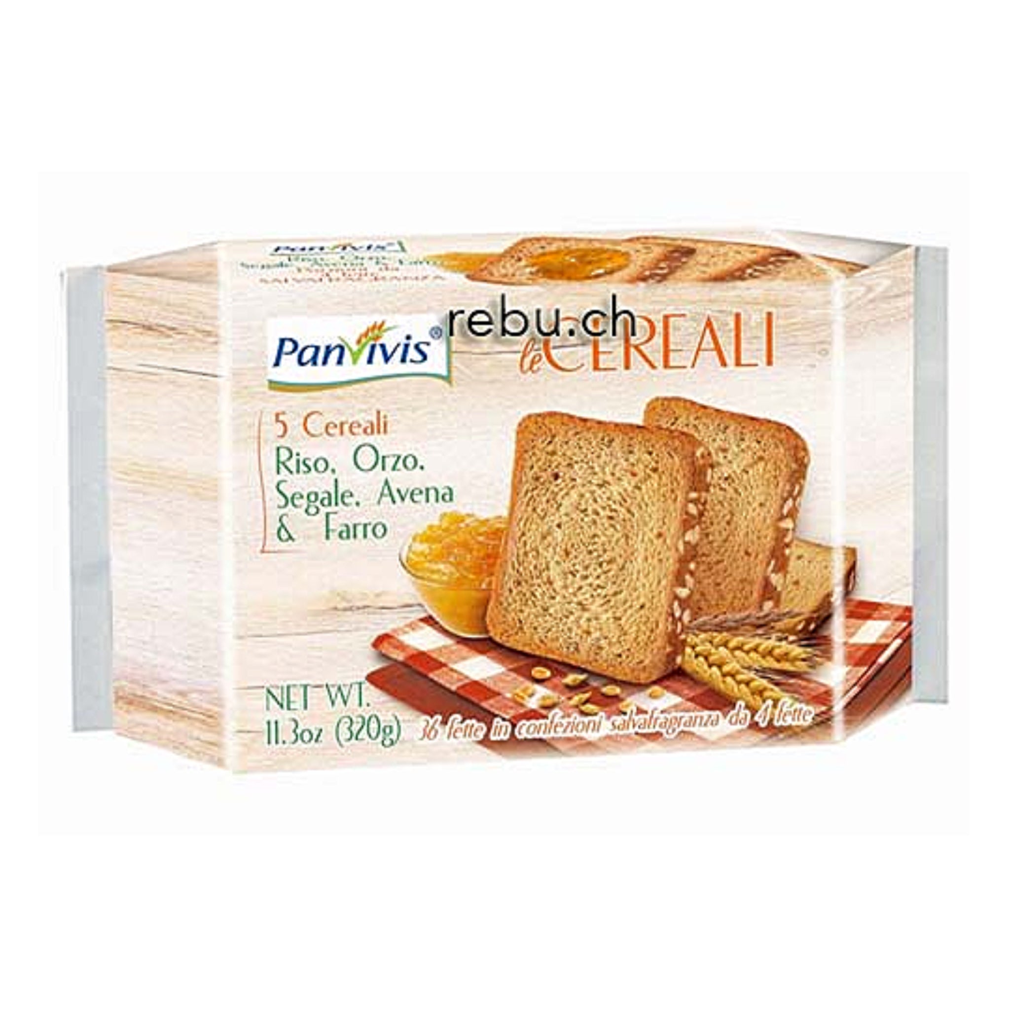 Zwieback Fette Biscottate 5 Céréales 320g