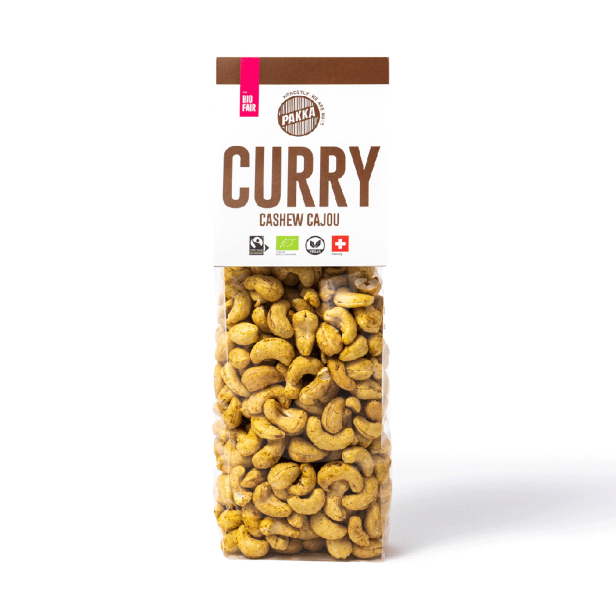 Cashew mit Curry Madras Cajou Fairtrade & Bio 450g