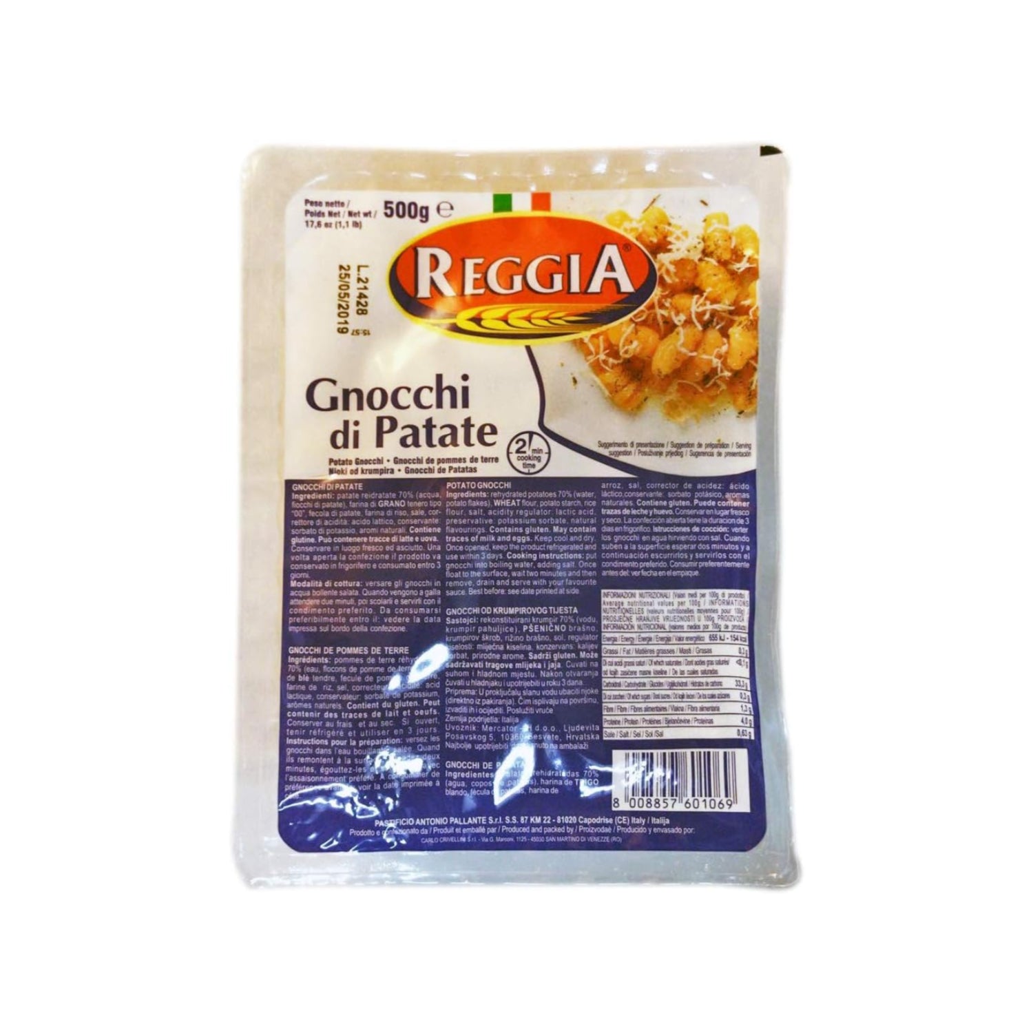 Gnocchi Di Patate 500g