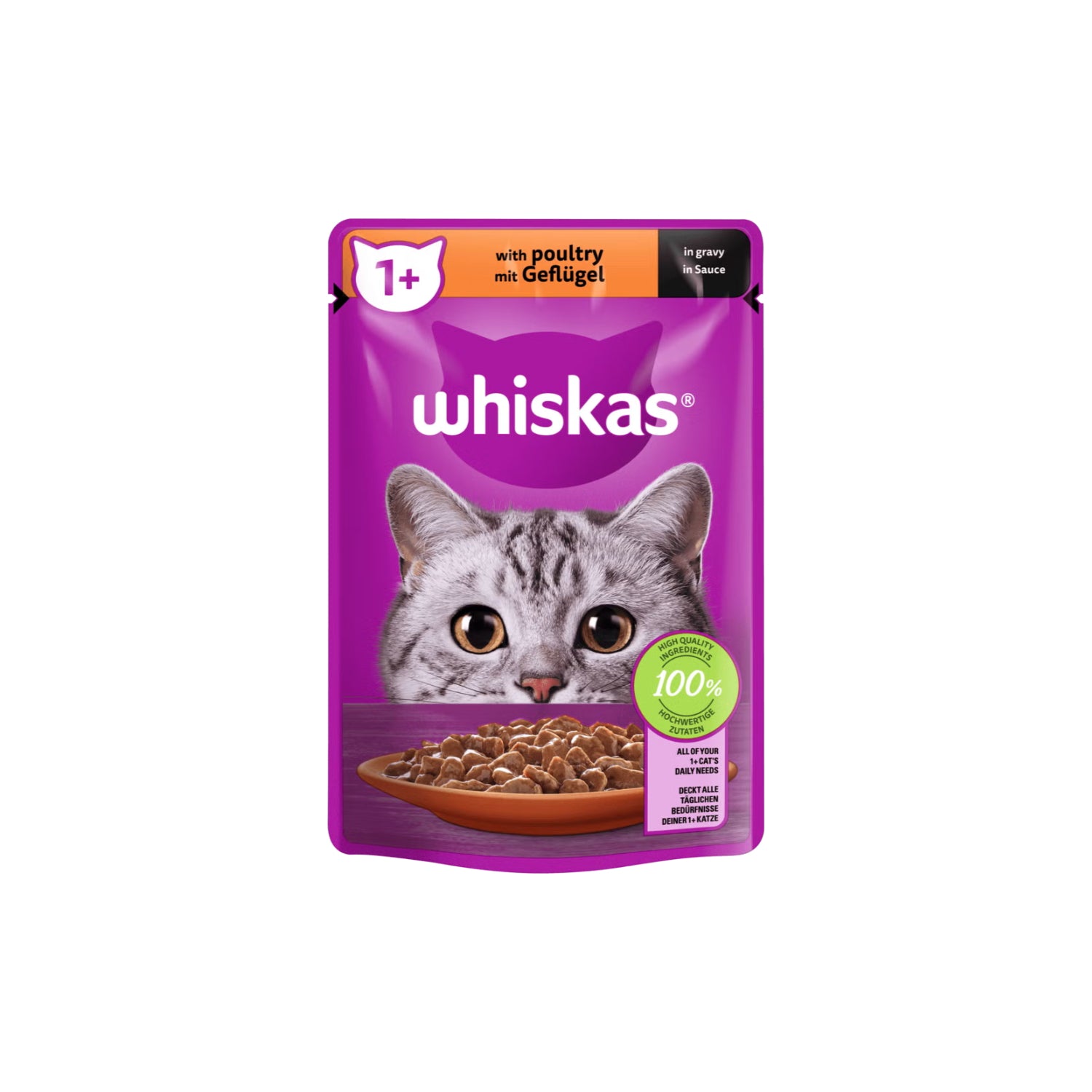 Katzenfutter Nassfutter Gemischte Auswahl in Gelee 1+ - 12 x 85g