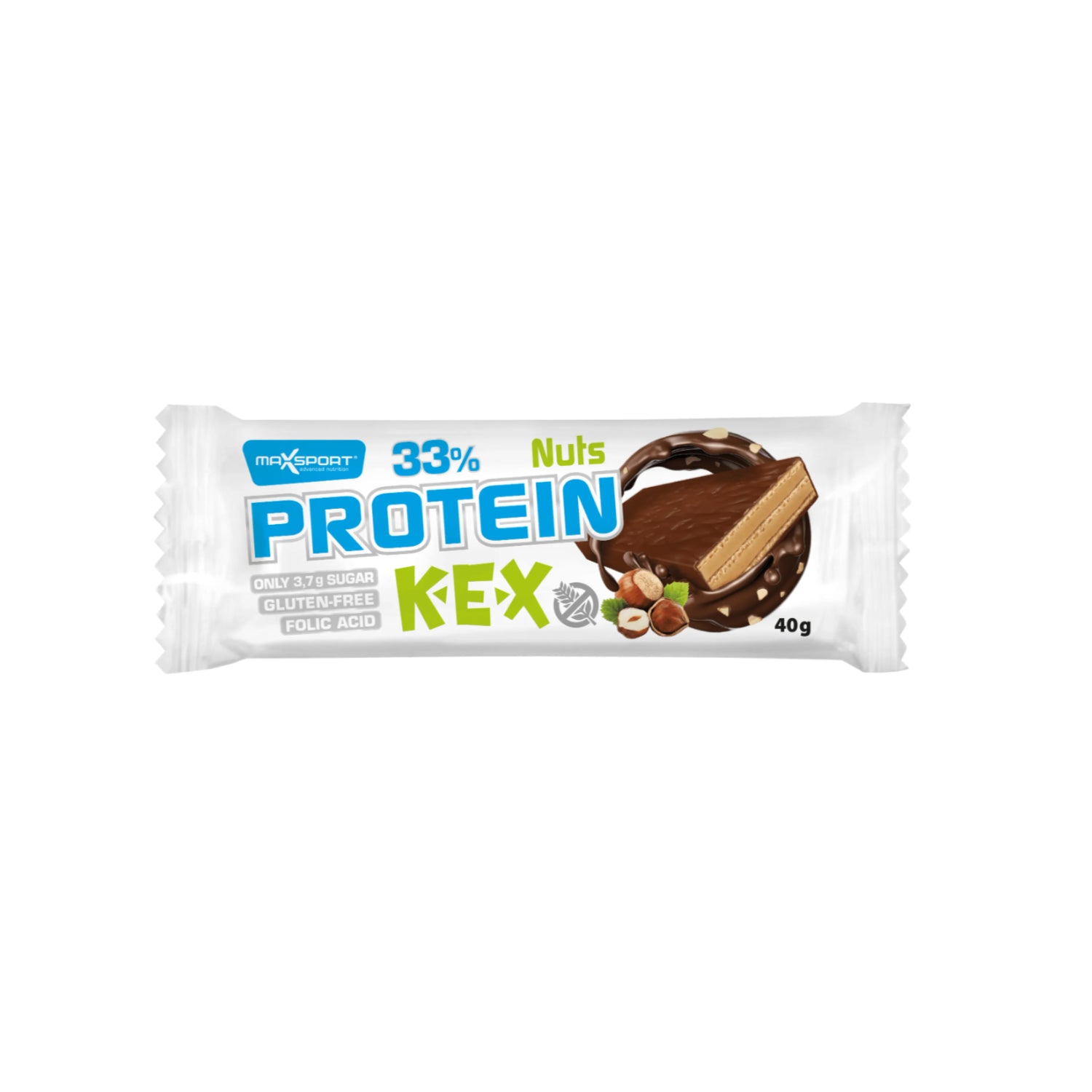 Proteinriegel Kex Nüsse 40g