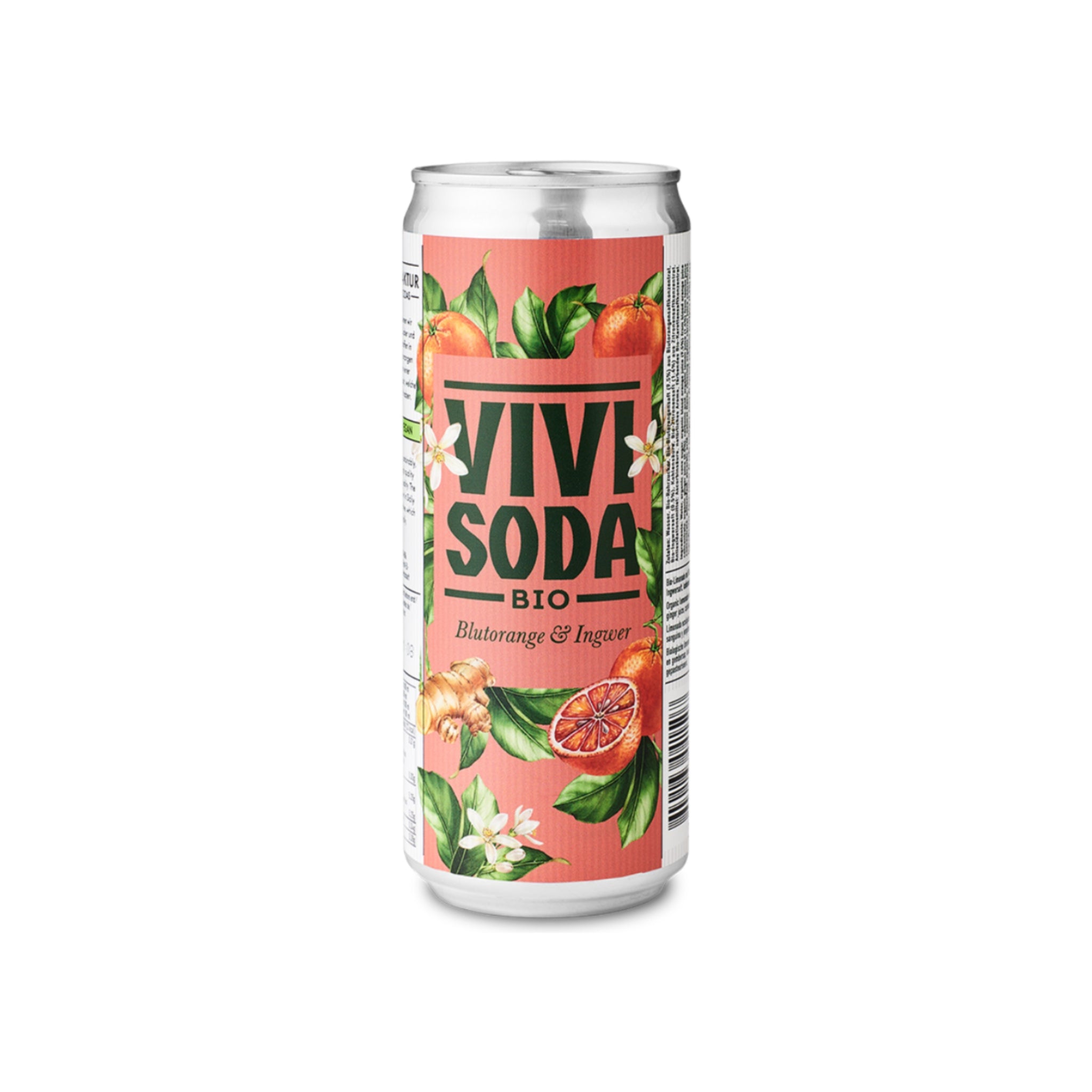 Vivi Soda Blutorange und Ingwer Bio 330ml