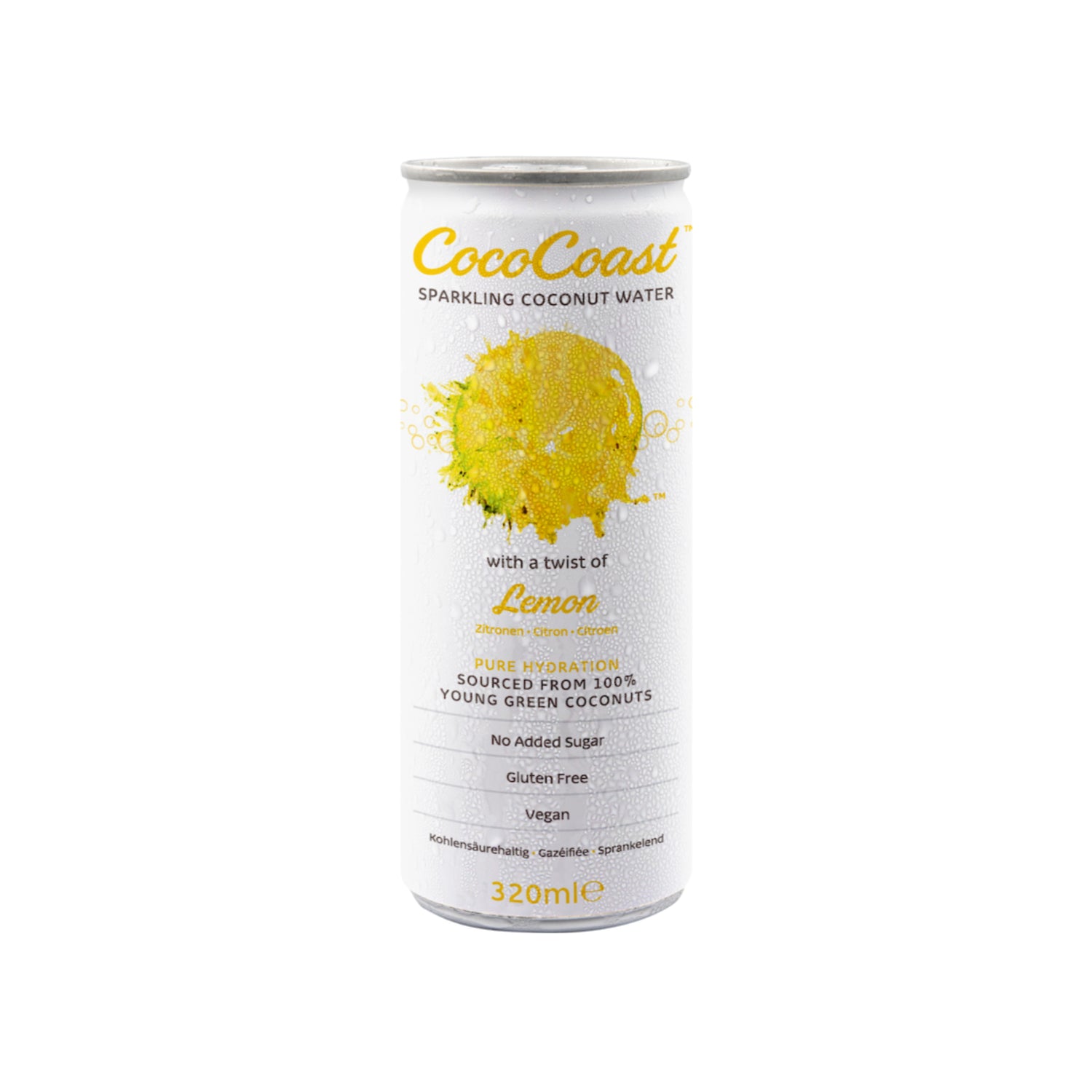 Coconut Water Sparkling Lemon 320ml