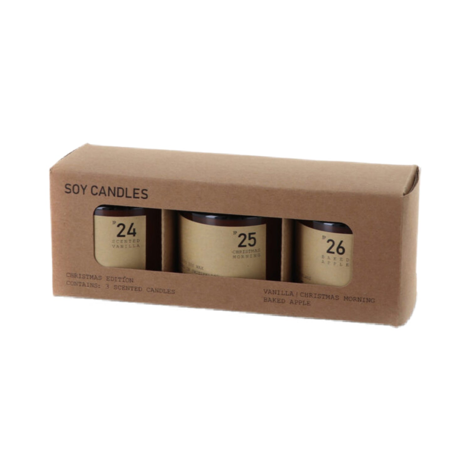 Duftkerzen-Set Retro - 3er Pack