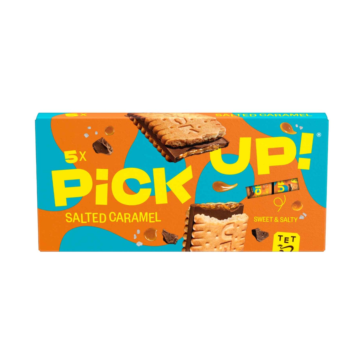 Pick up! Salted Caramel Pack of 5 - 140g 