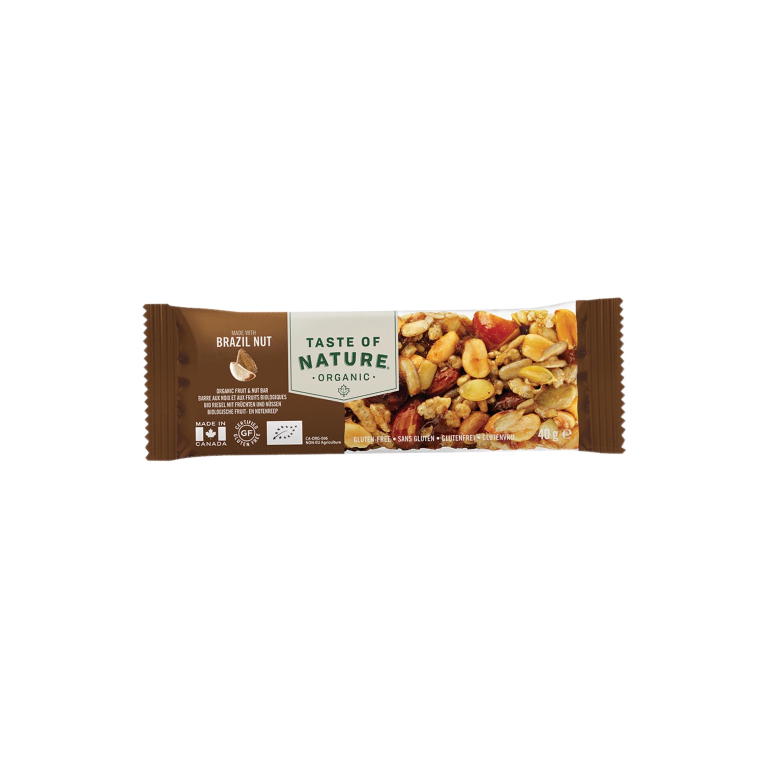 Brazil Nut Organic Bar 40g 