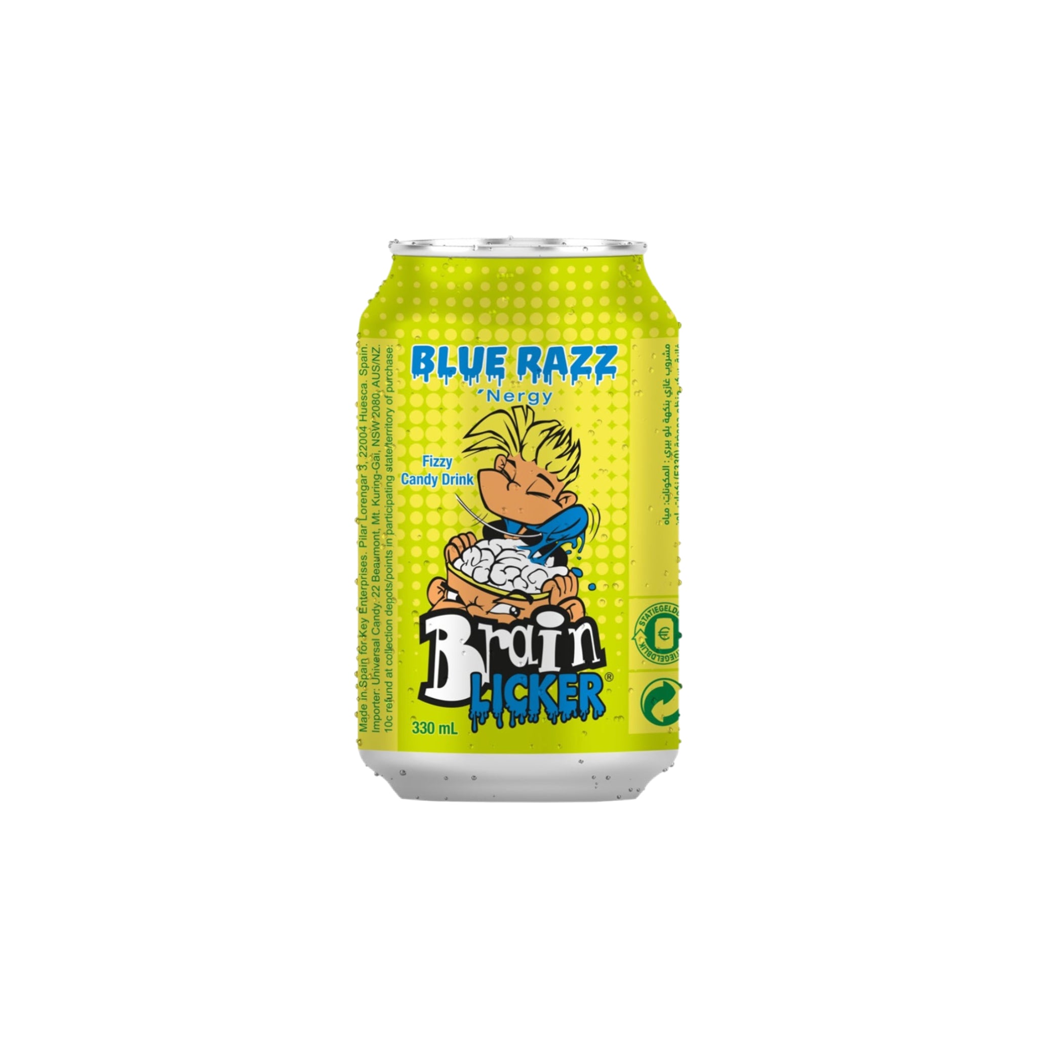 Brain Licker Blue Razz Drink 330ml