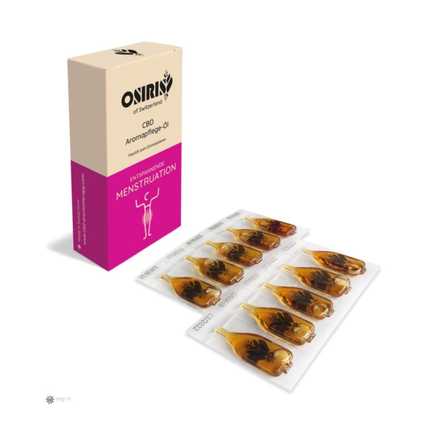 Aromapflege-Öl CBD 'Entspannte Menstruation' 10er Pack - 10ml