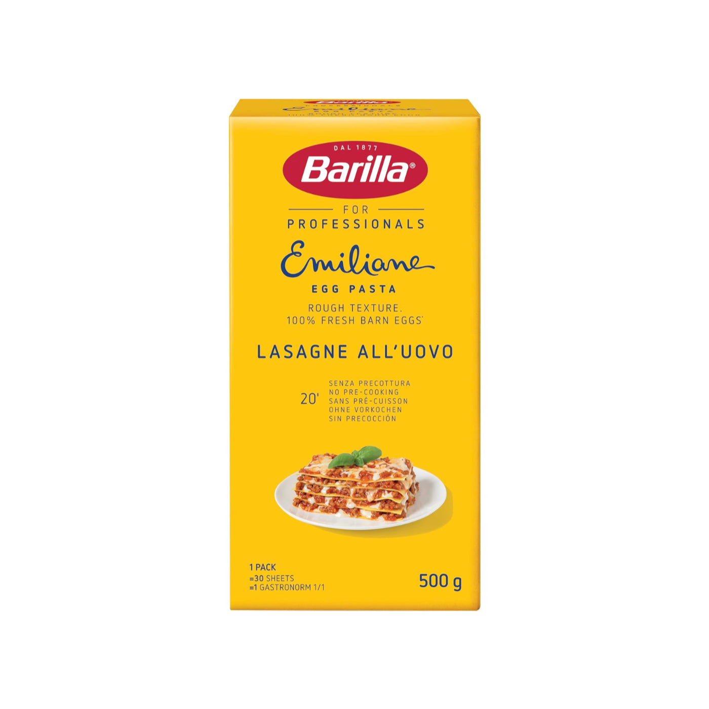 Lasagne All'Uovo Emiliane 500g