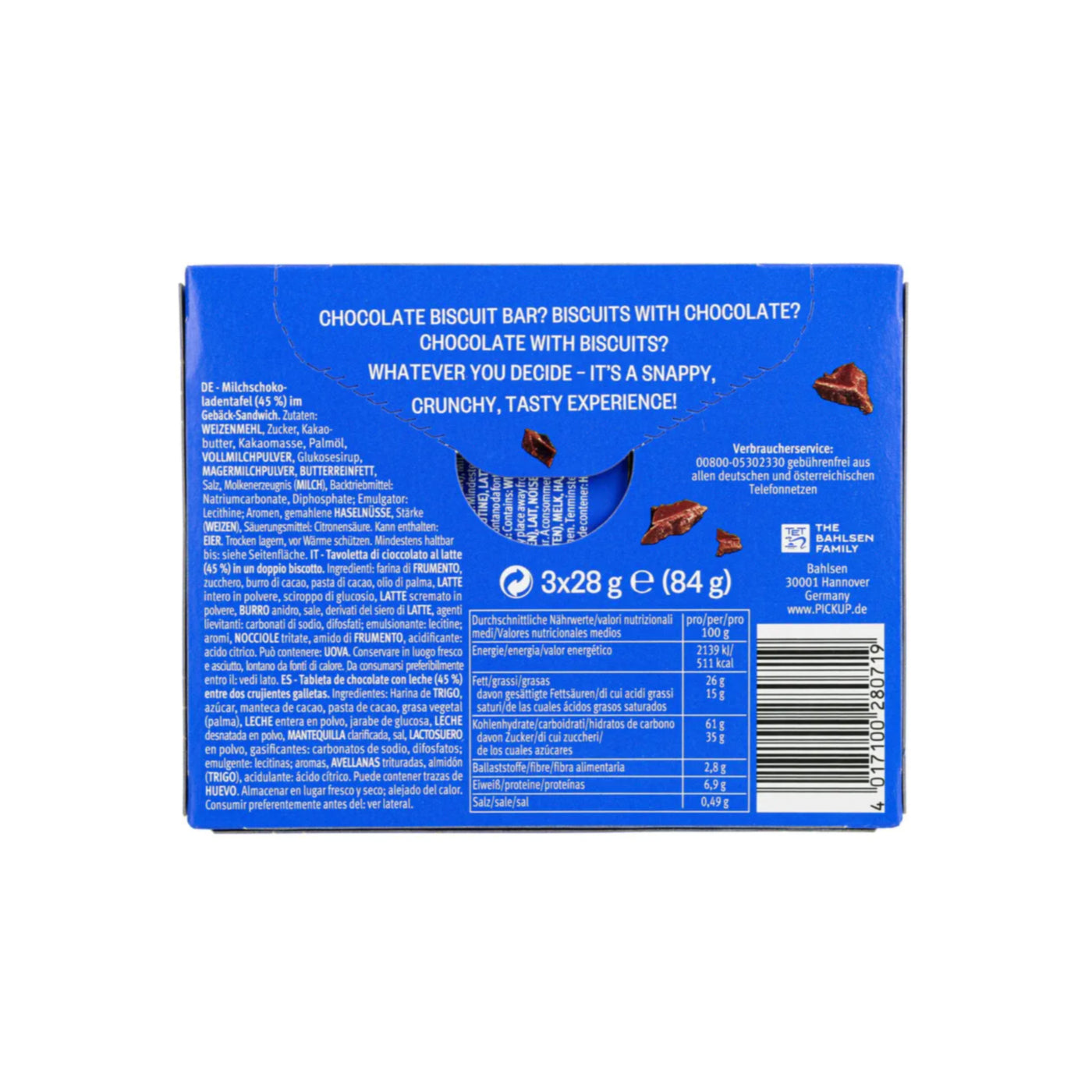 PiCK UP! Choco 3er Pack - 84g