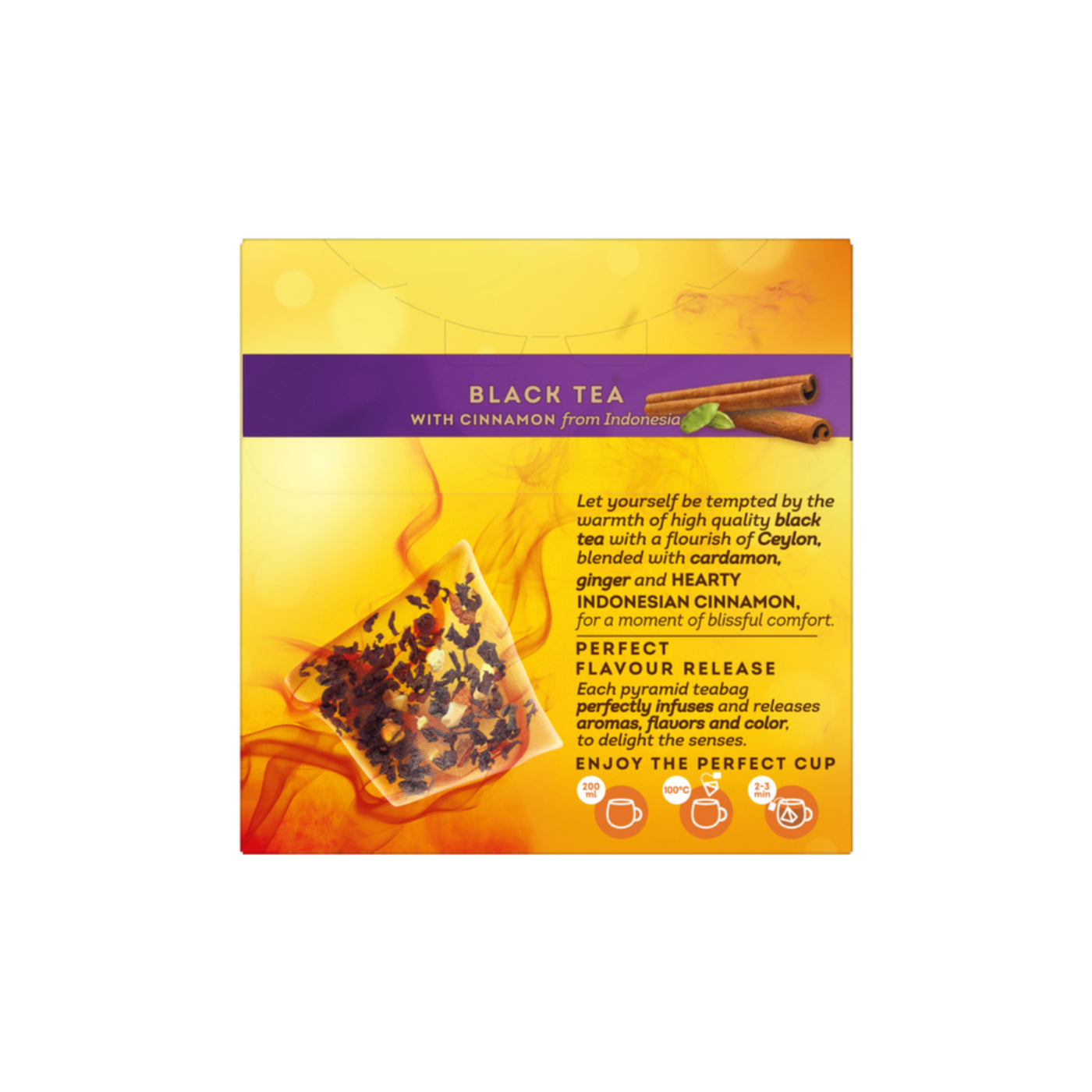 Lipton Thé Noir Chai, paquet de 20 sachets - 34 g