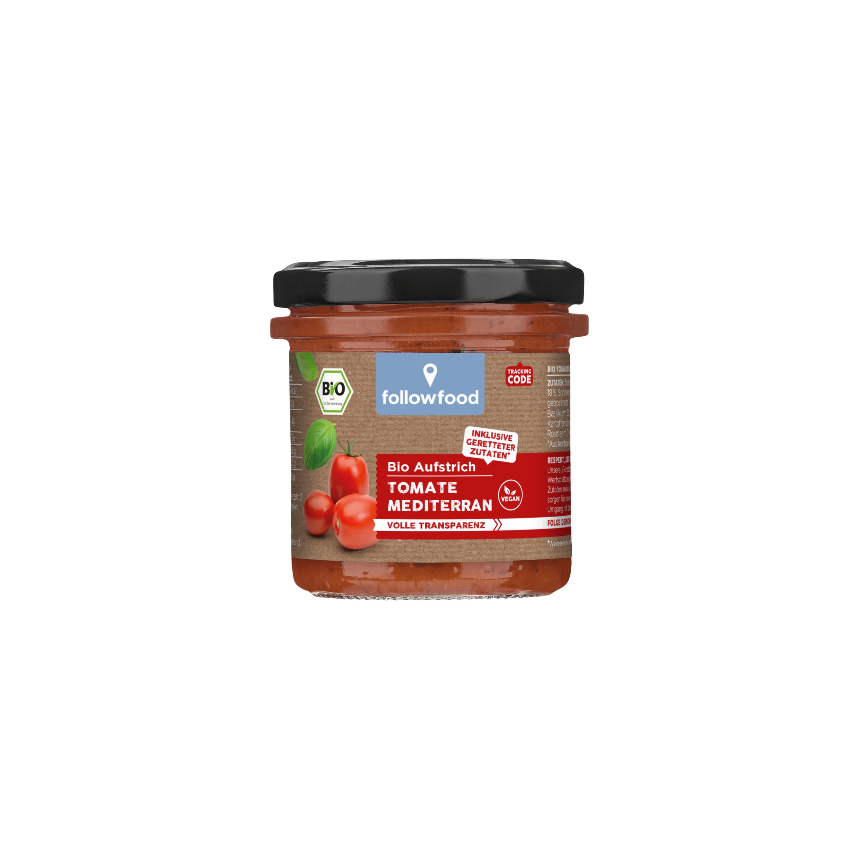 Aufstrich Tomate Kräuter Bio 135g