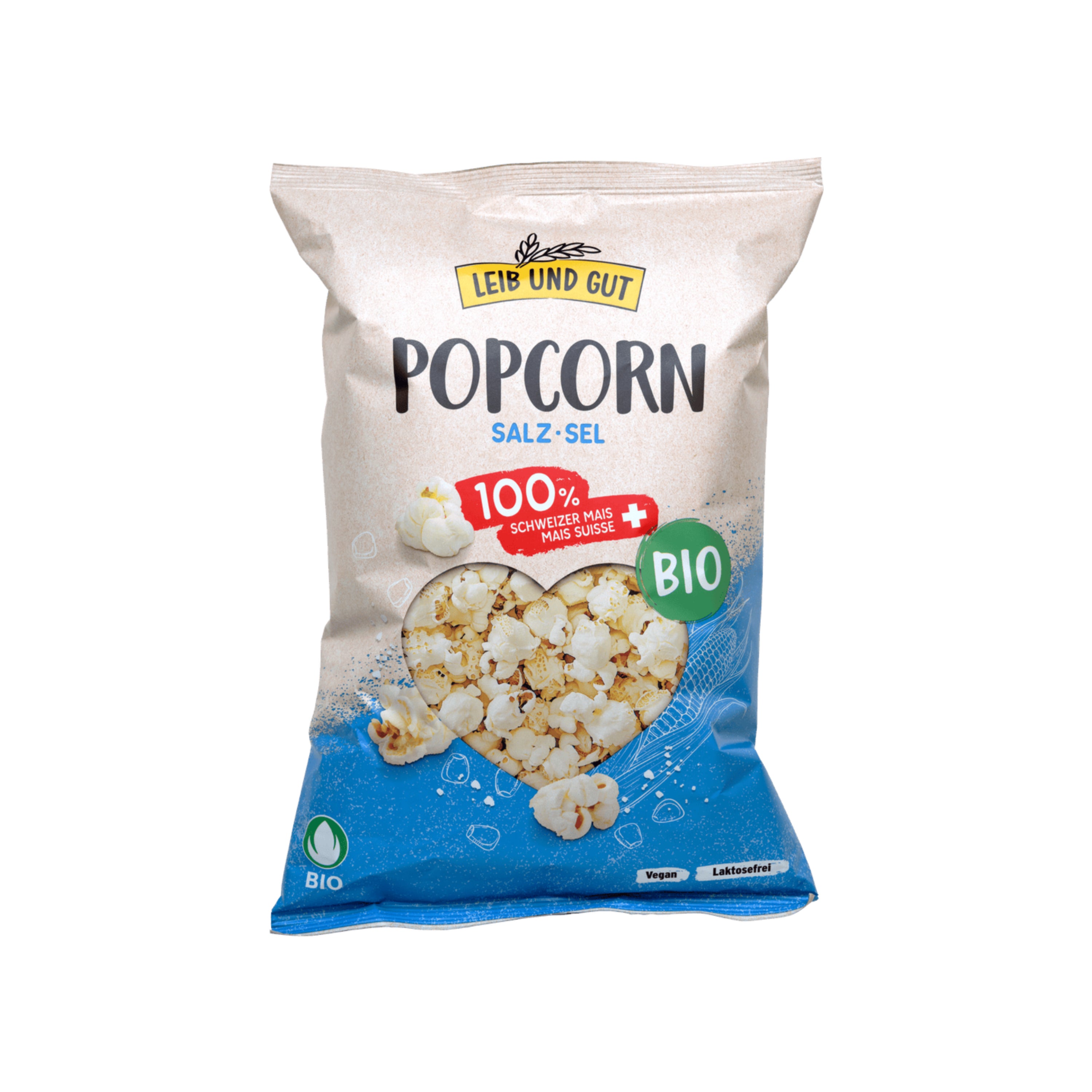 Swiss Popcorn with Salt Organic 90g