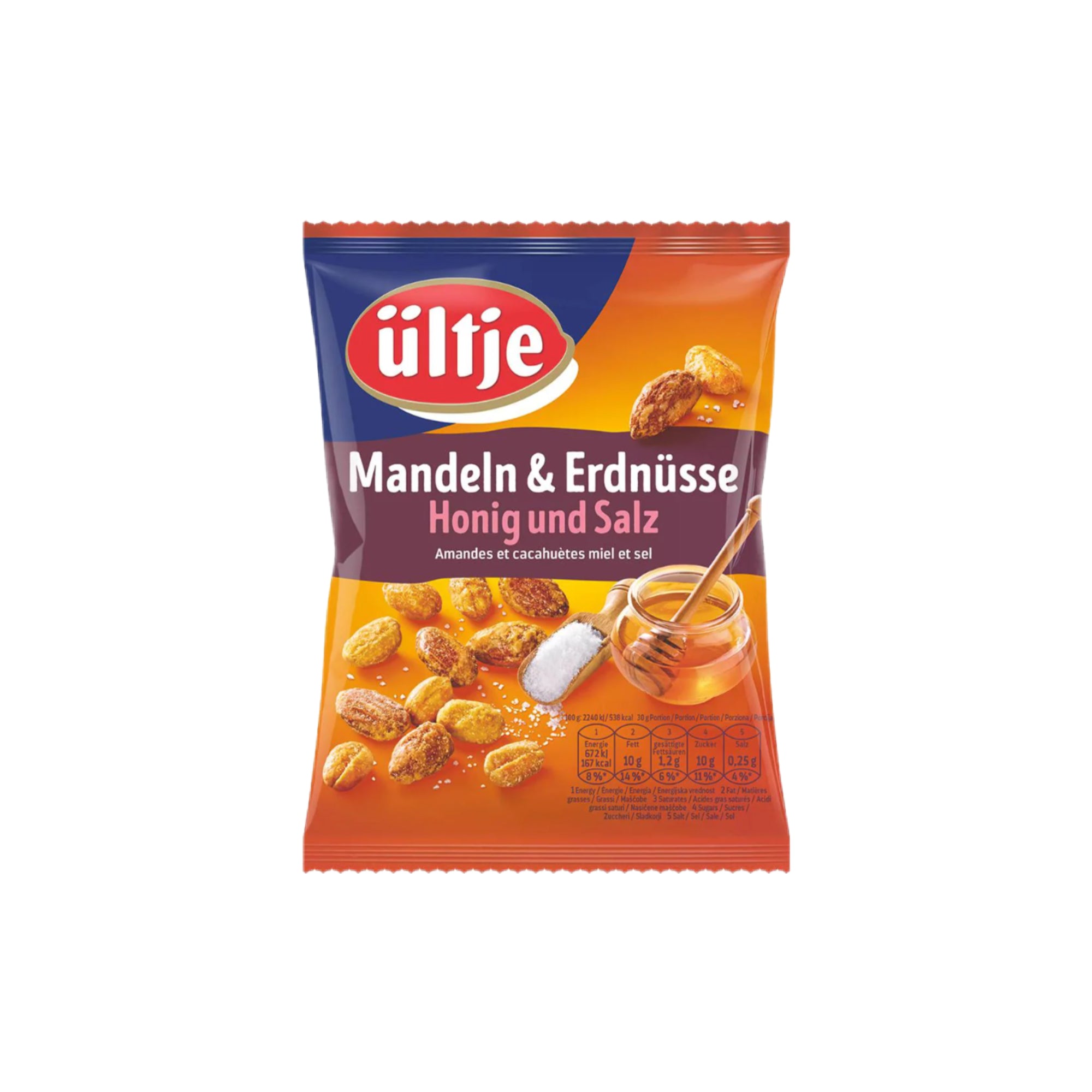 Mandeln-Erdnuss Mix Honig & Salz 200g