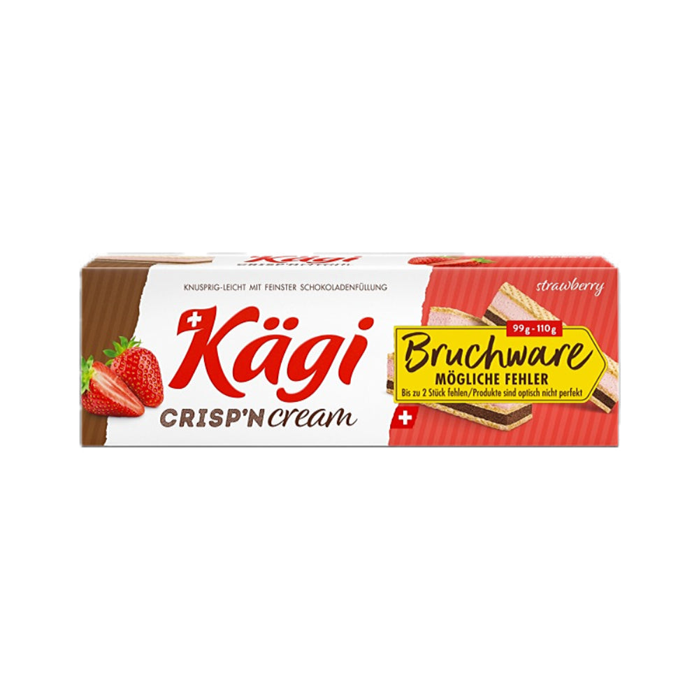 Kägi Crisp'n Cream Fraise 110g