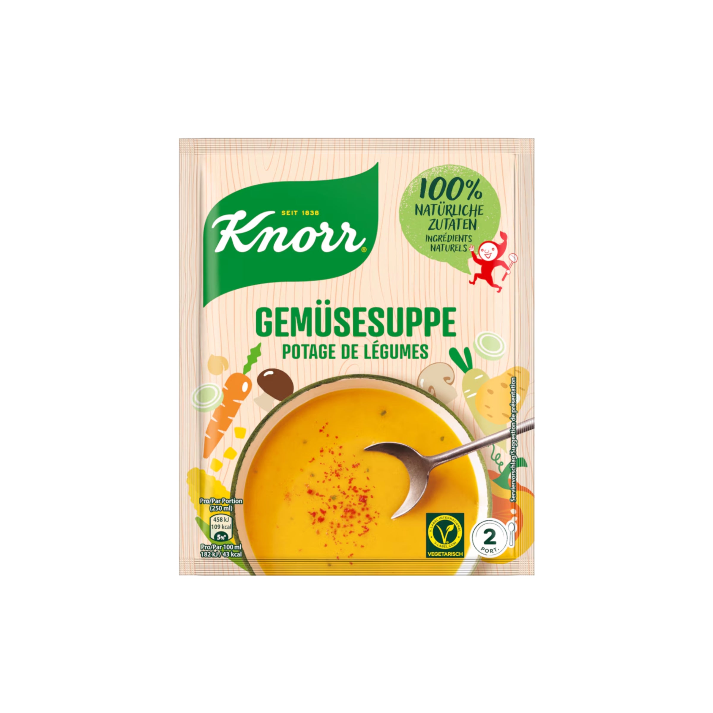 Knorr Gemüsesuppe 100% Natürlich - 62g
