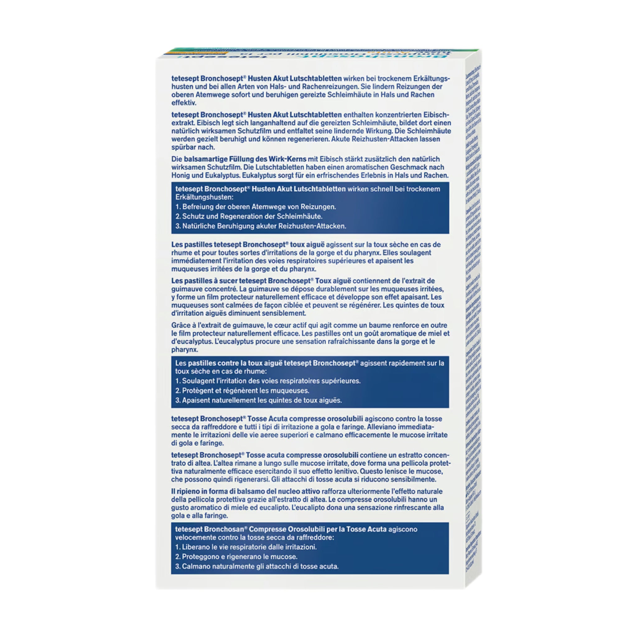 Bronchosept Husten Akut Lutschtabletten - 20 Tabletten