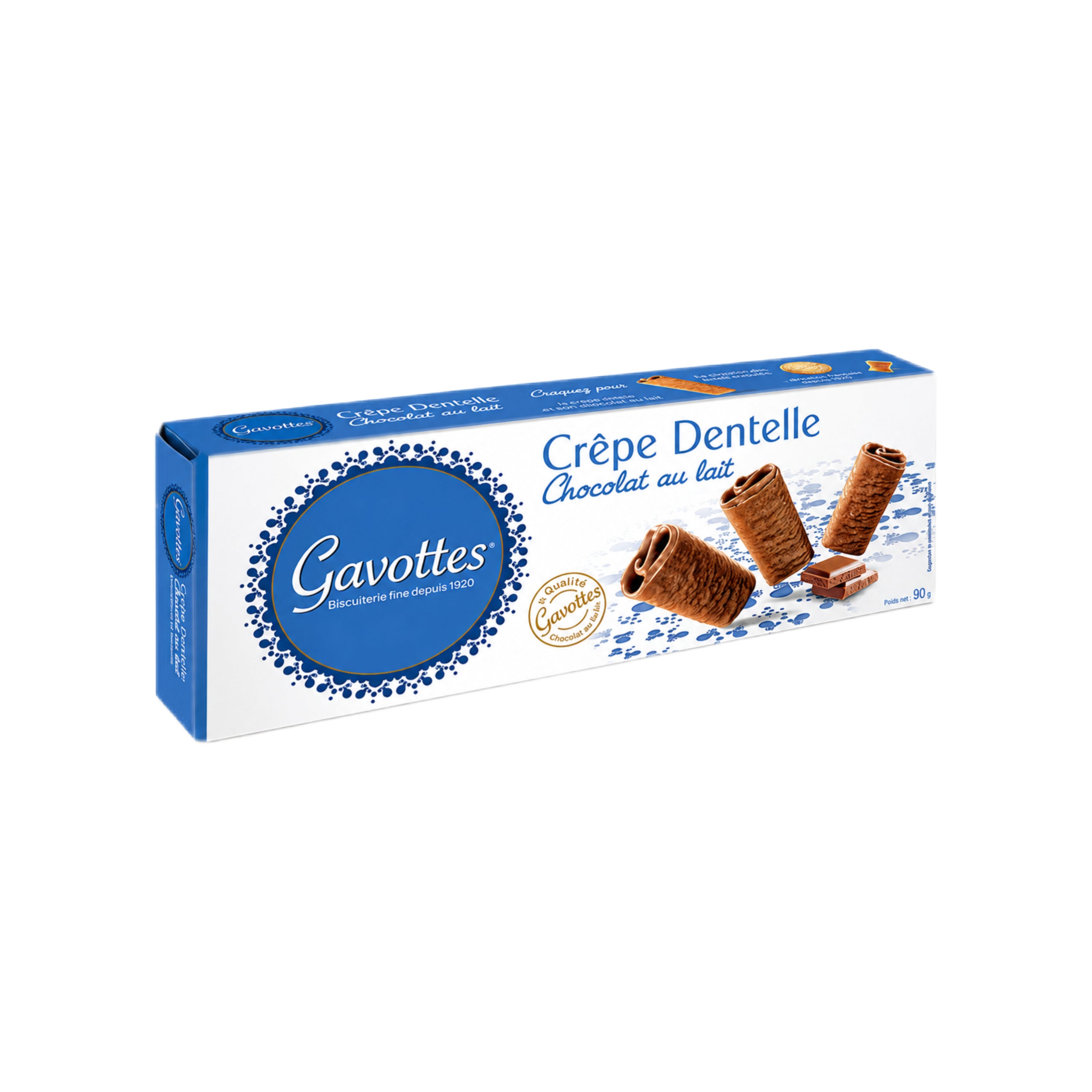Wafer rolls with milk chocolate 90g