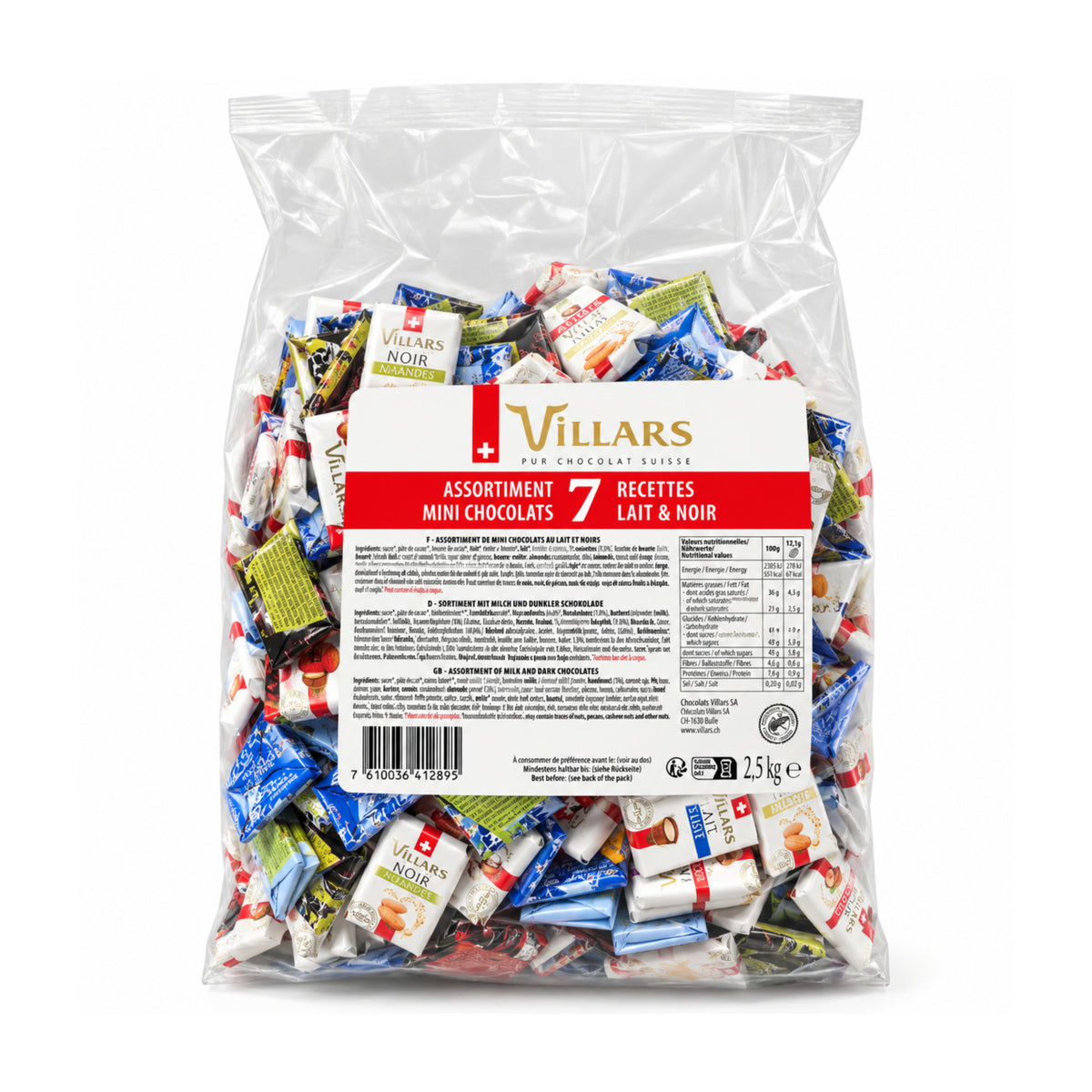 Assorted milk & dark chocolate minis 2.5kg