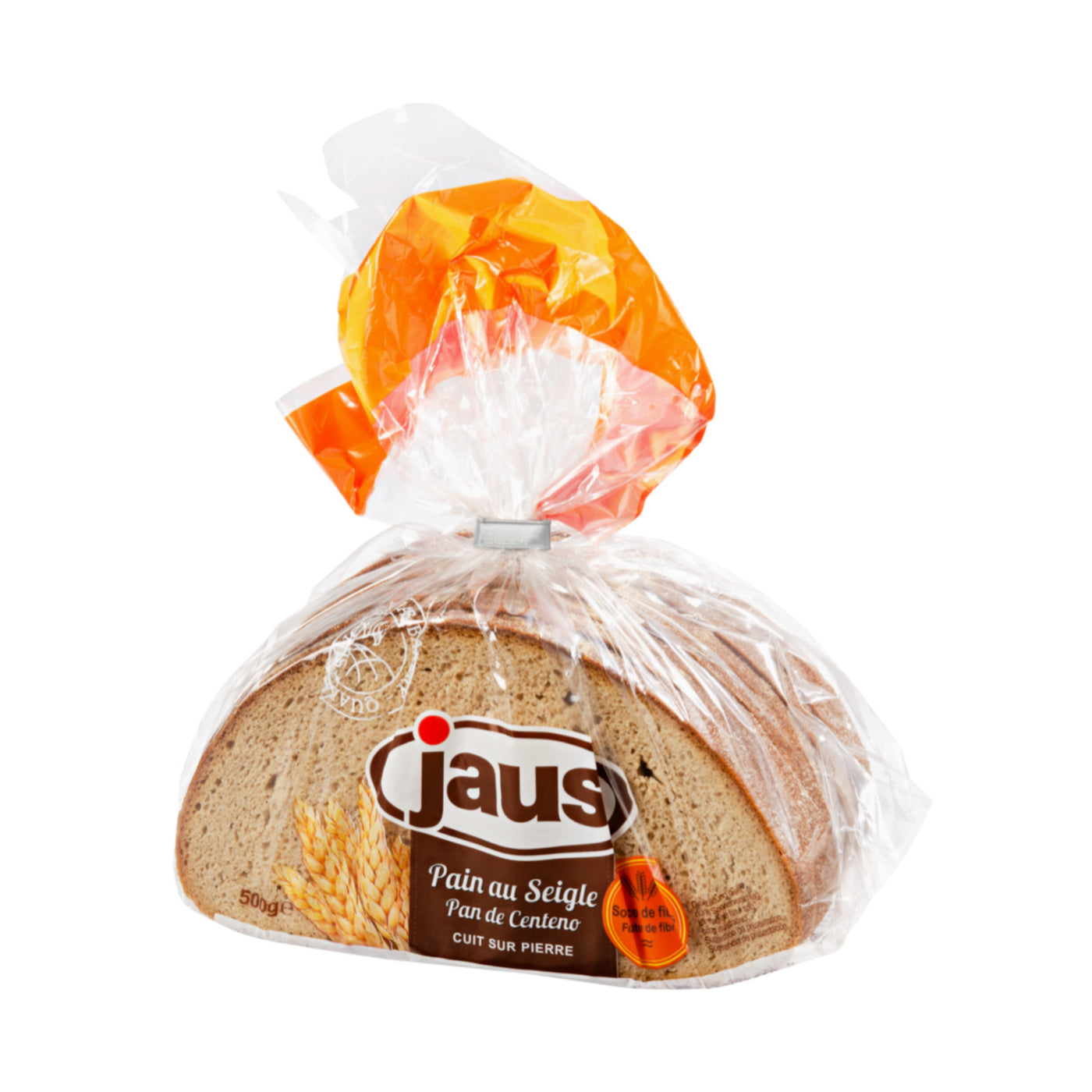 Pain de seigle tranché 500g