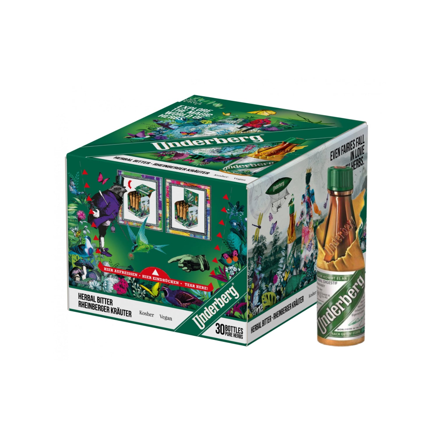 Underberg Kräuterlikör 44% - 30 x 2cl
