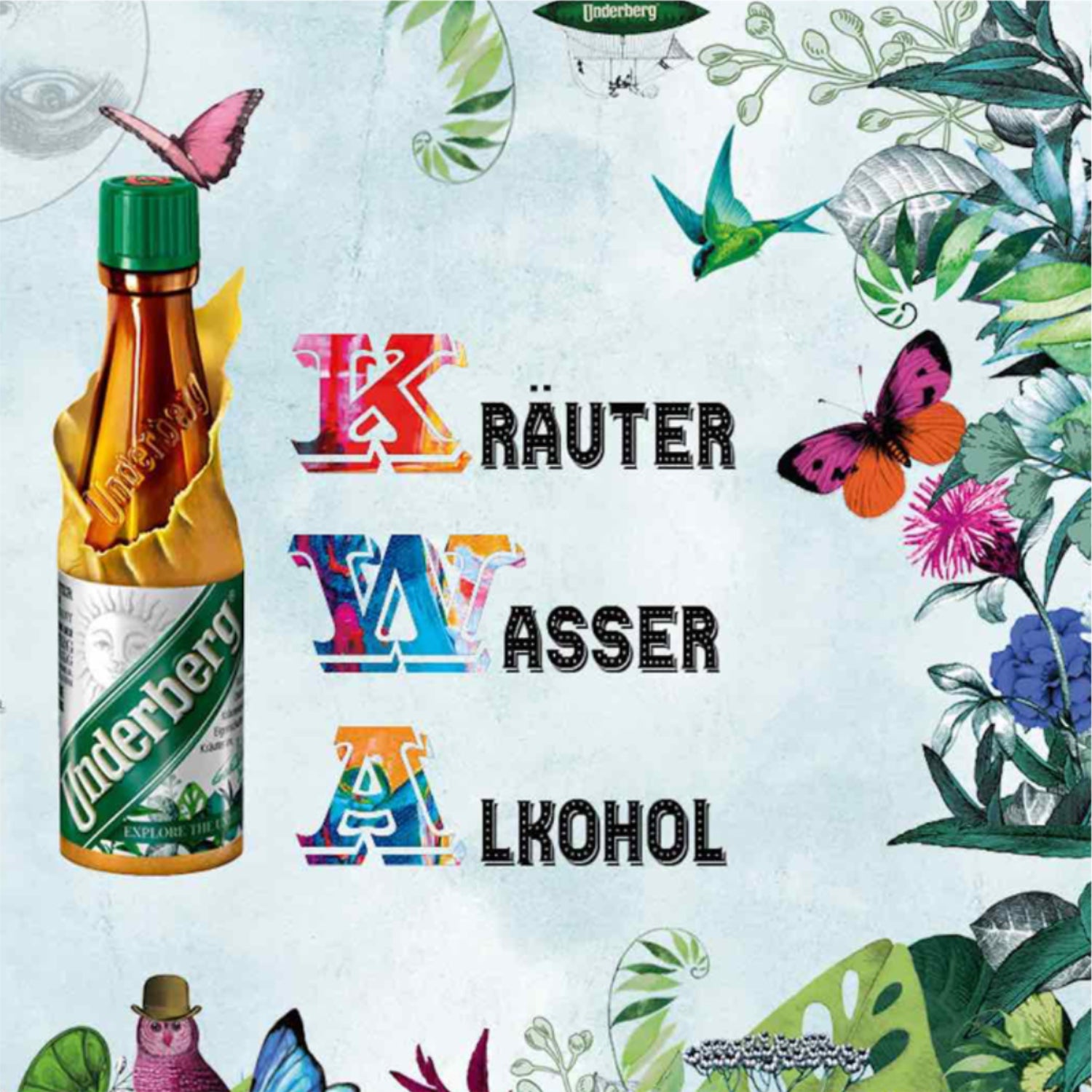 Underberg Kräuterlikör 44% - 30 x 2cl