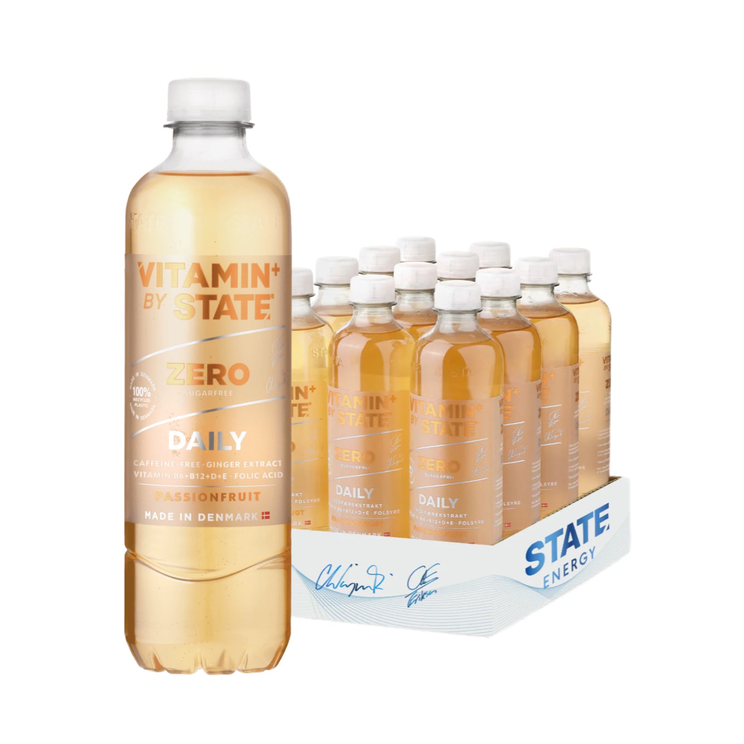 State Energy Vitamin⁺ - Passionfruit Zero 12 x 500ml