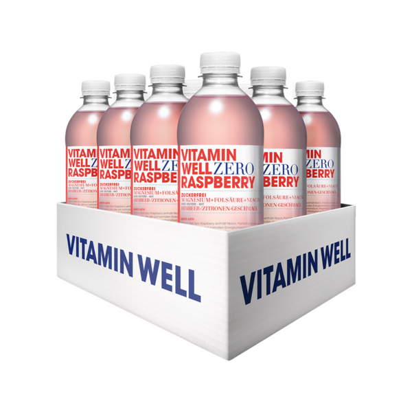 Vitamin Well Raspberry Zero 12 x 500ml