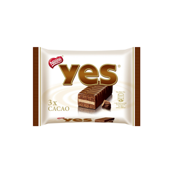 YES Cacao cake bars pack of 3 - 96g