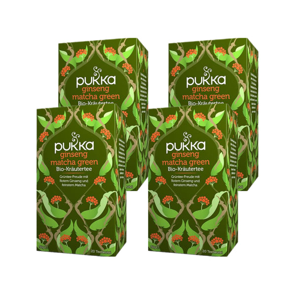 Pukka Tea Ginseng Matcha Green Bio 4 x 30g