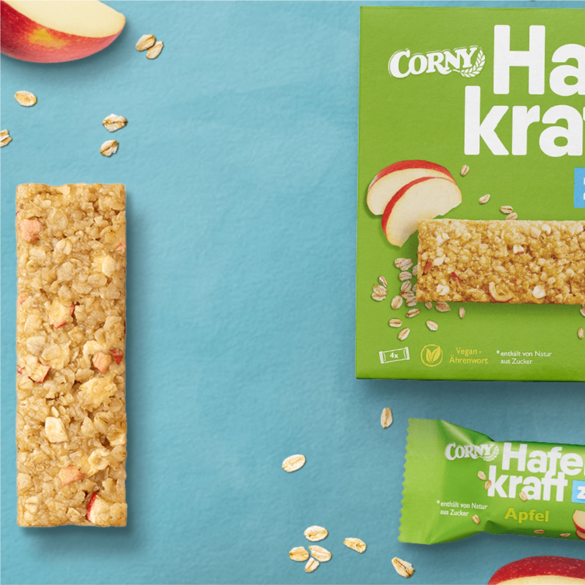 Apple Zero Oat Power Bars 4-pack - 140g
