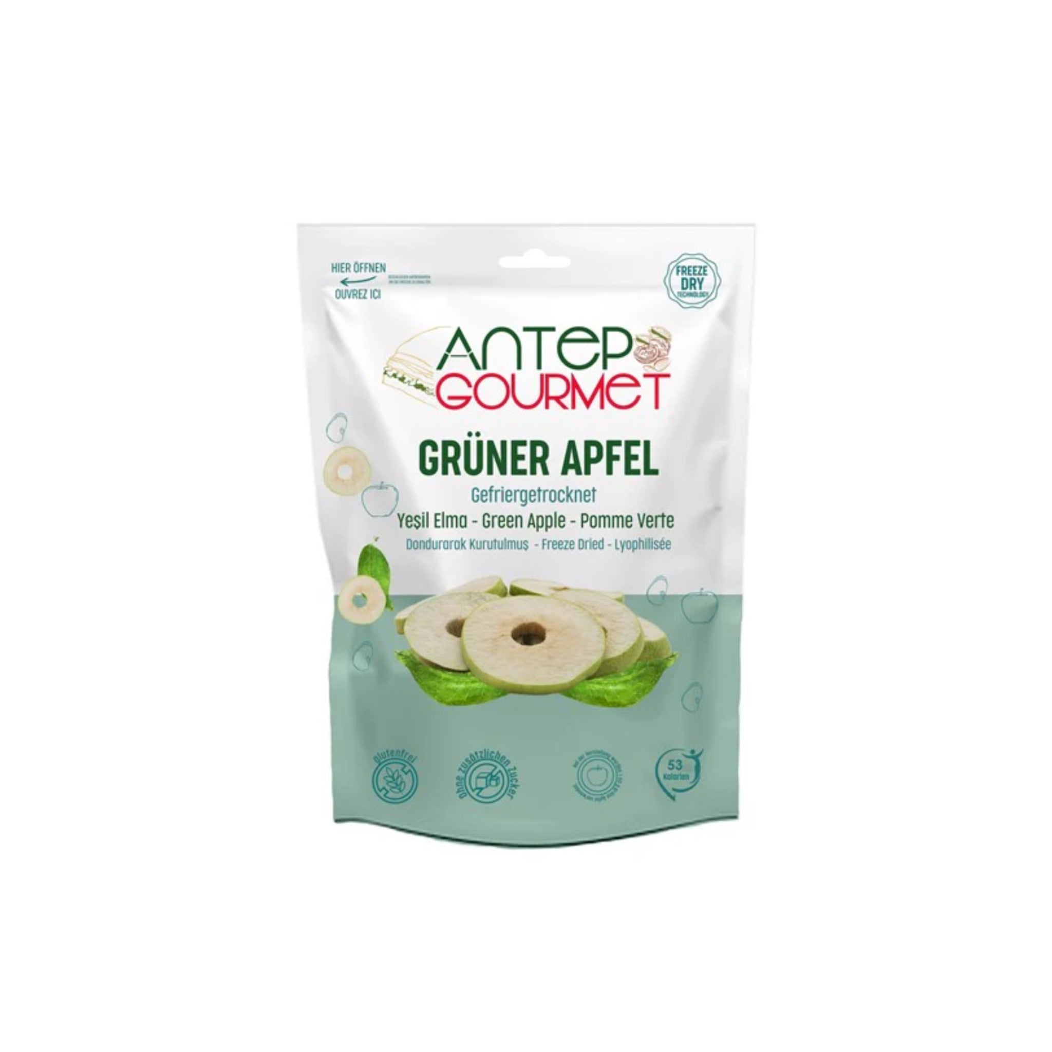 Grüner Apfel gefriergetrocknet 20g