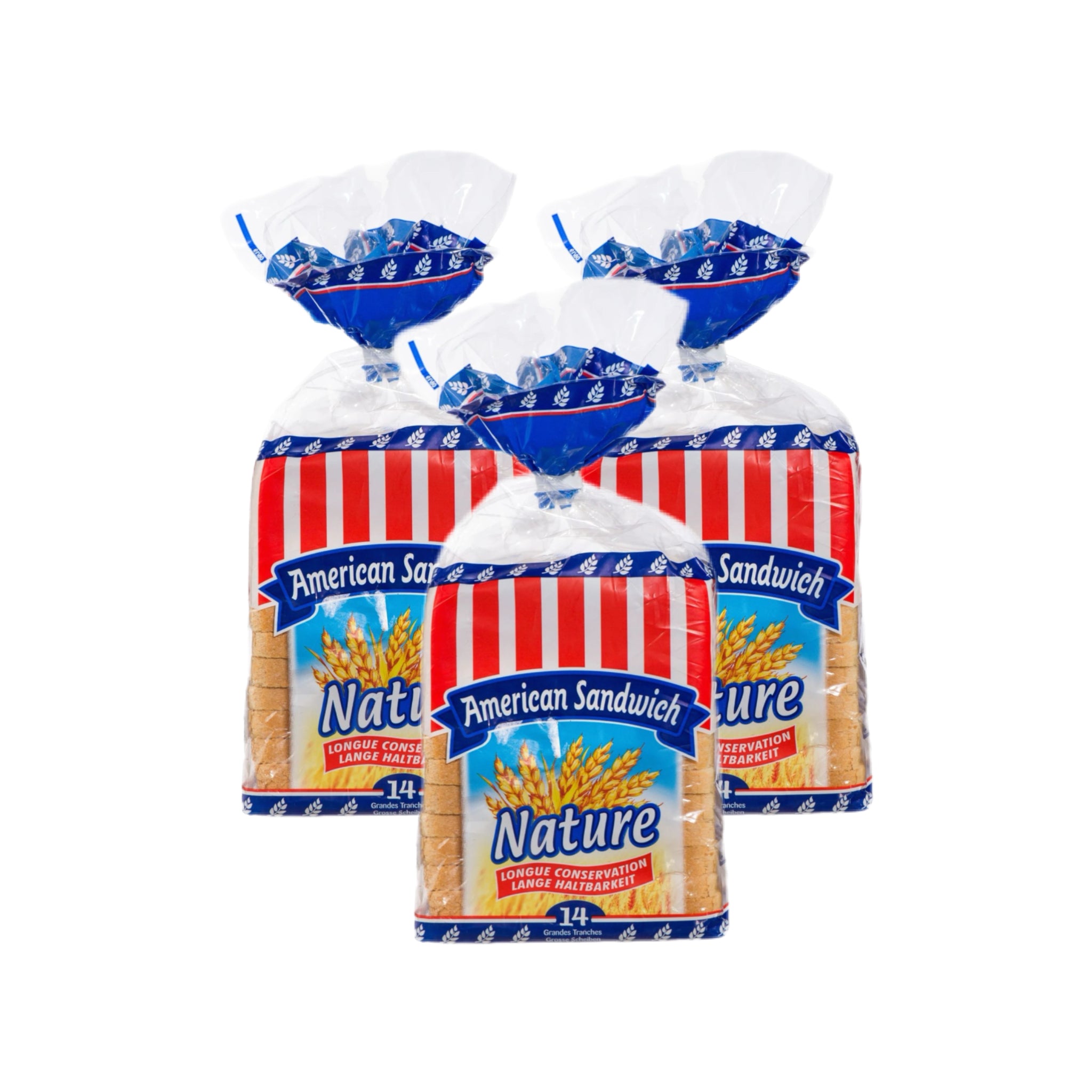 Toast Nature 3 x 550g