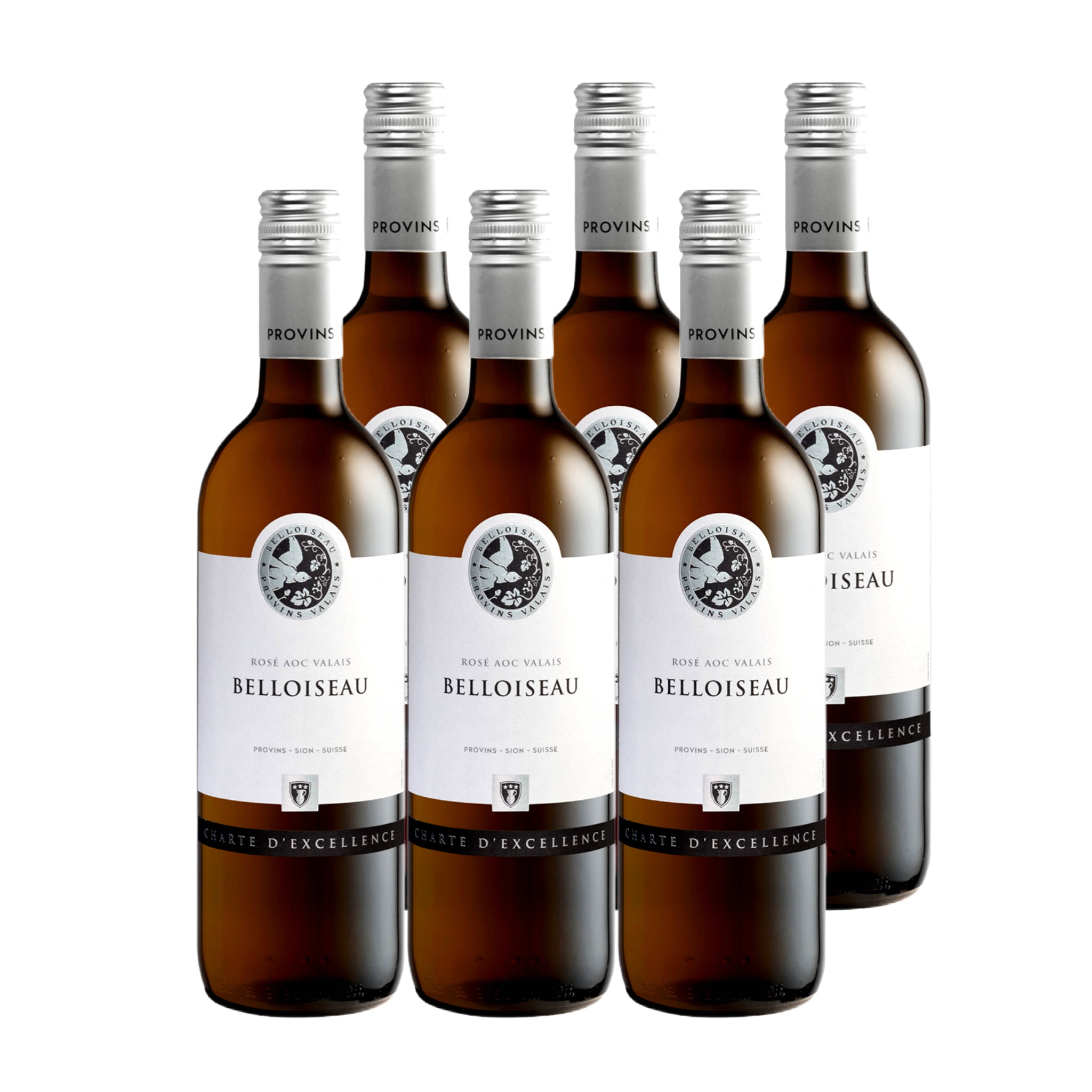Rosé Belloiseau Charte d'Excellence 2021 Valais AOC - 6 x 750ml