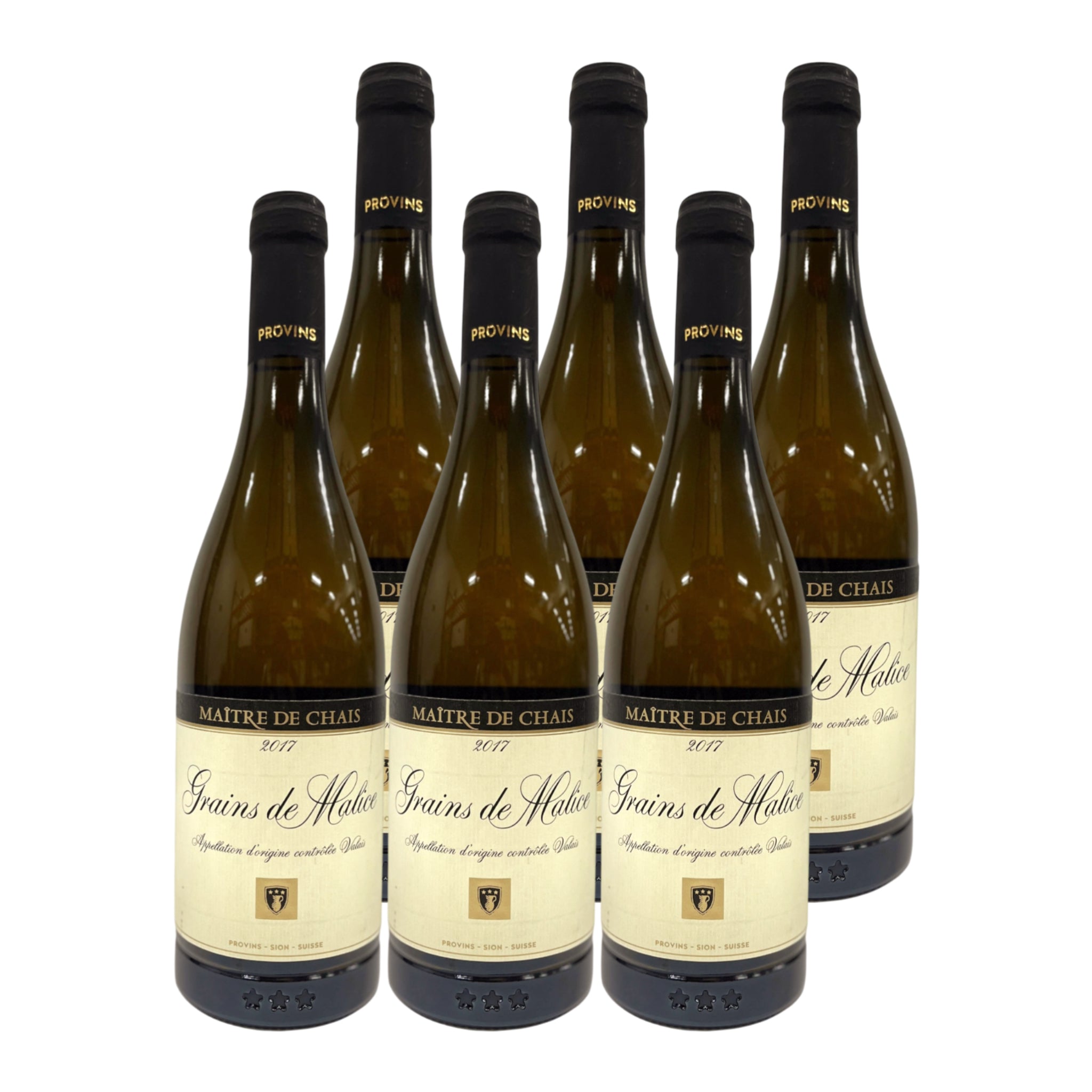 Weisswein Grains de Malice 2017 AOC Valais - 6 x 750ml