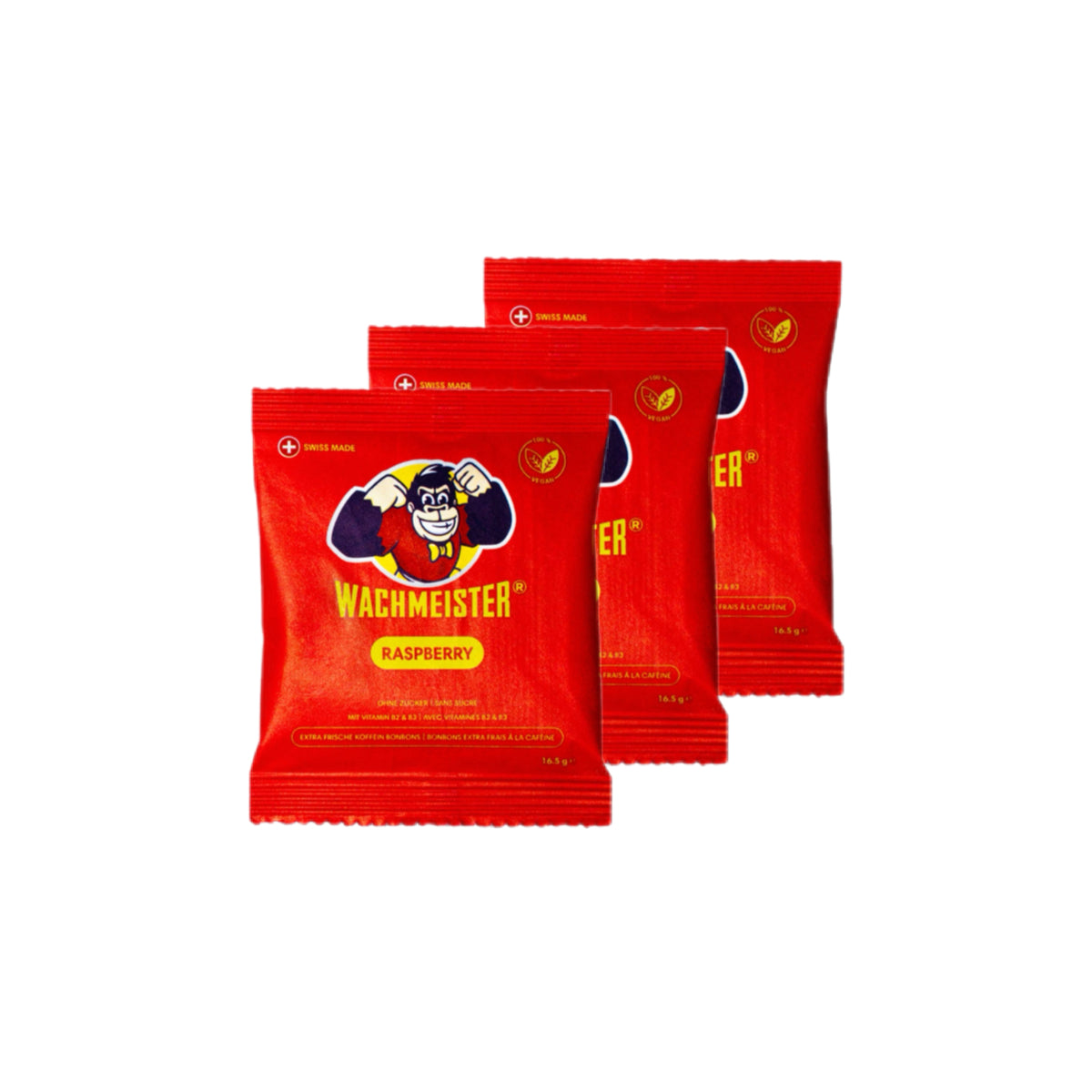 Bonbons Caféine Framboise 3 x 16,5 g