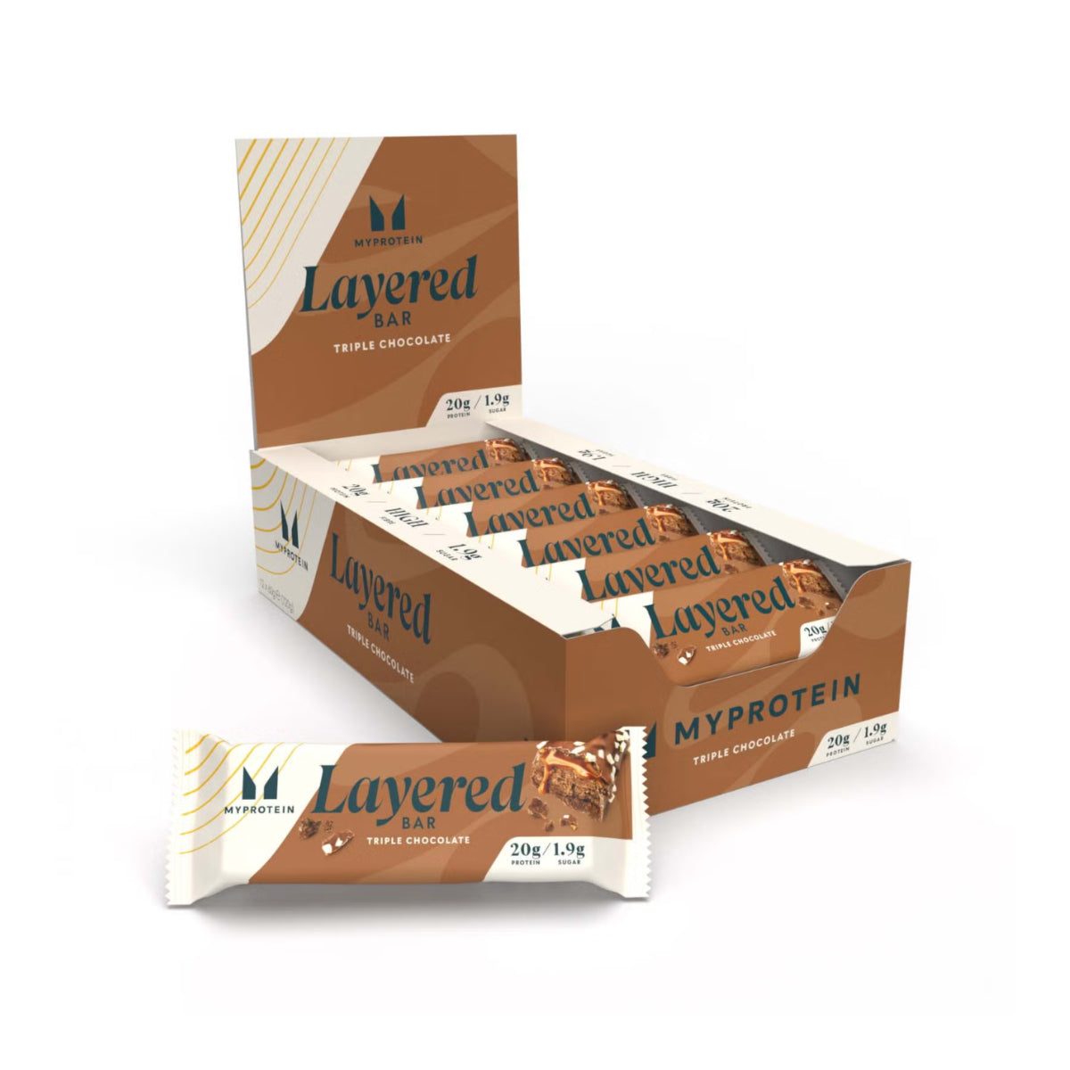 Barre protéinée triple chocolat 12 x 60 g