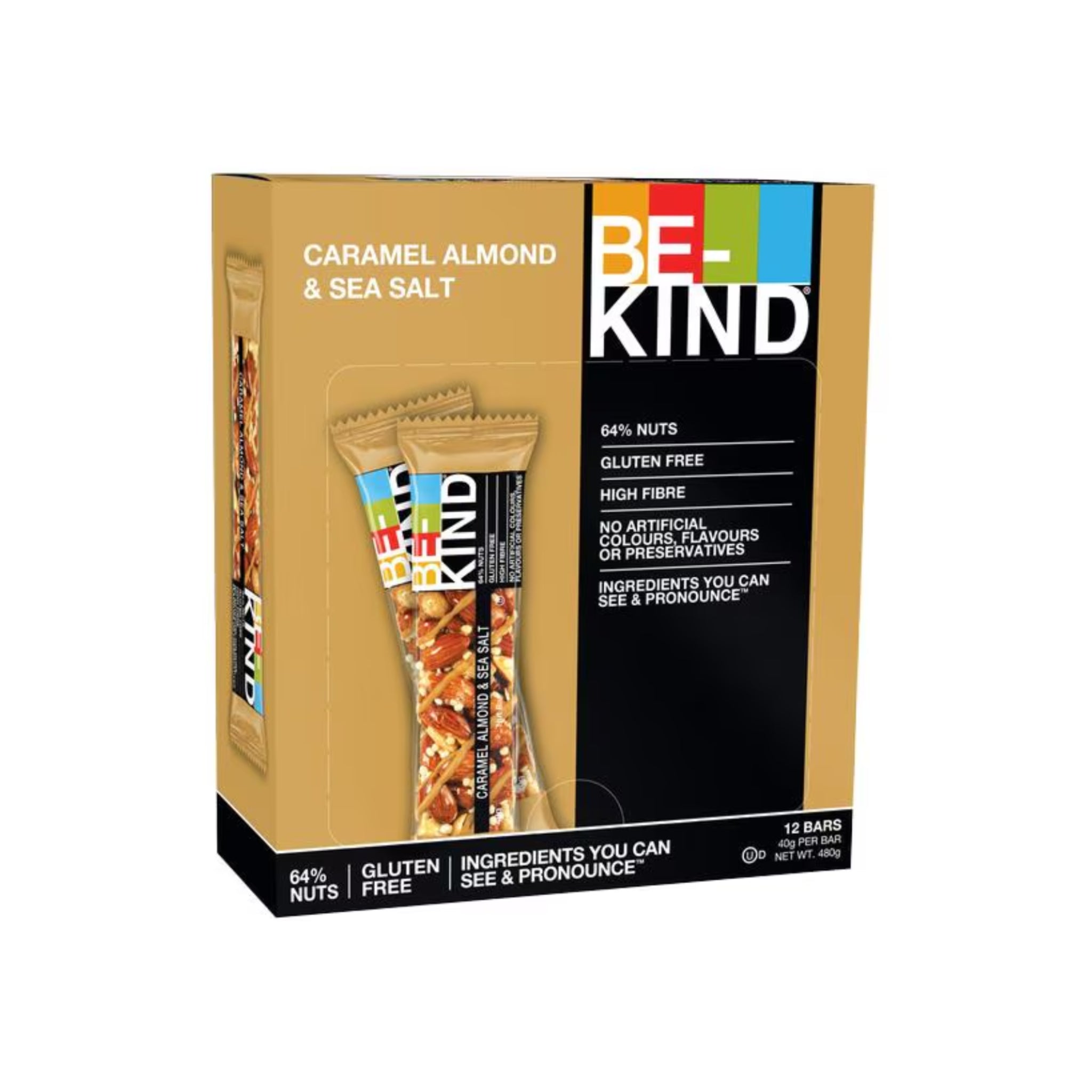 Riegel Caramel Almond & Sea Salt 12 x 40g