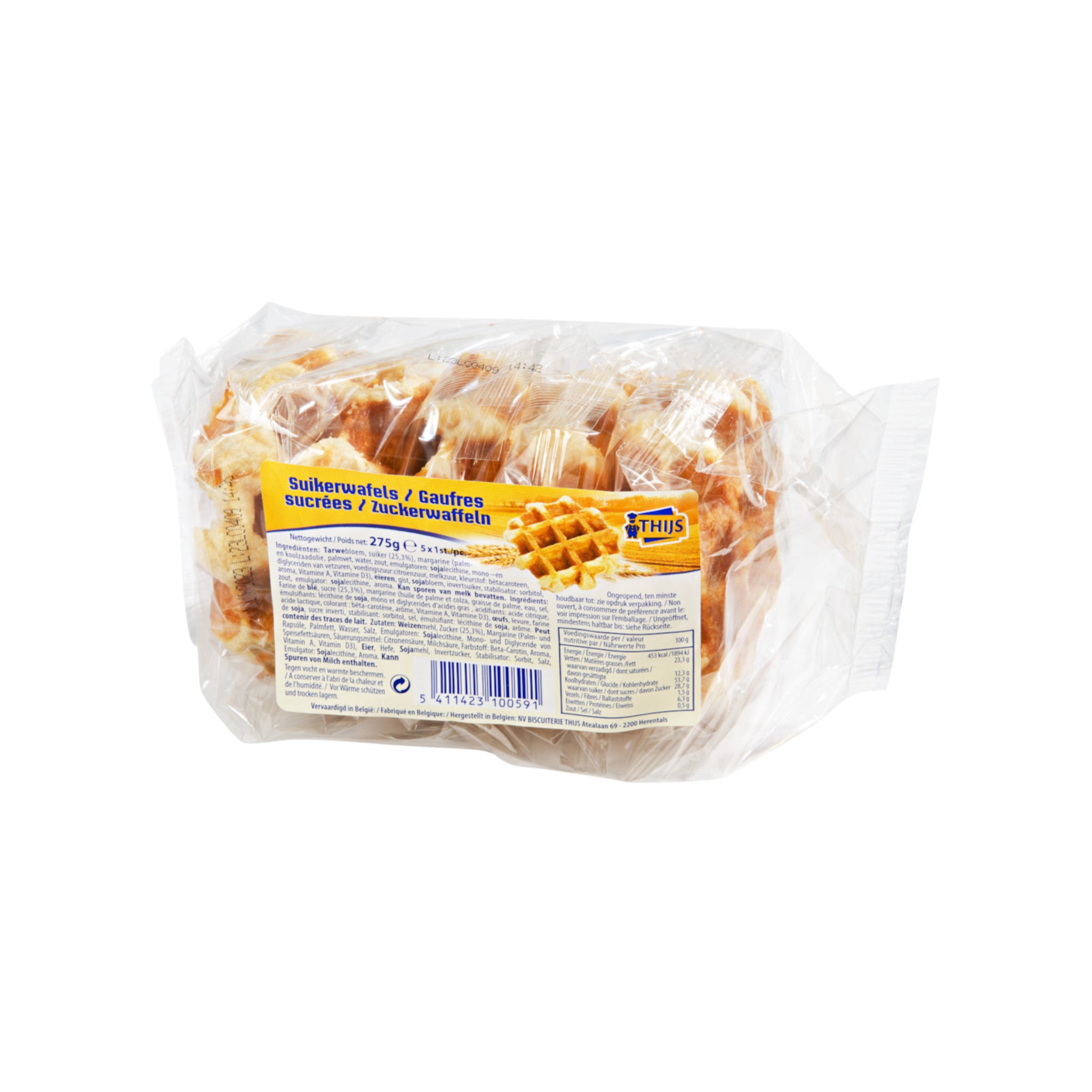 Sugared waffles 275g