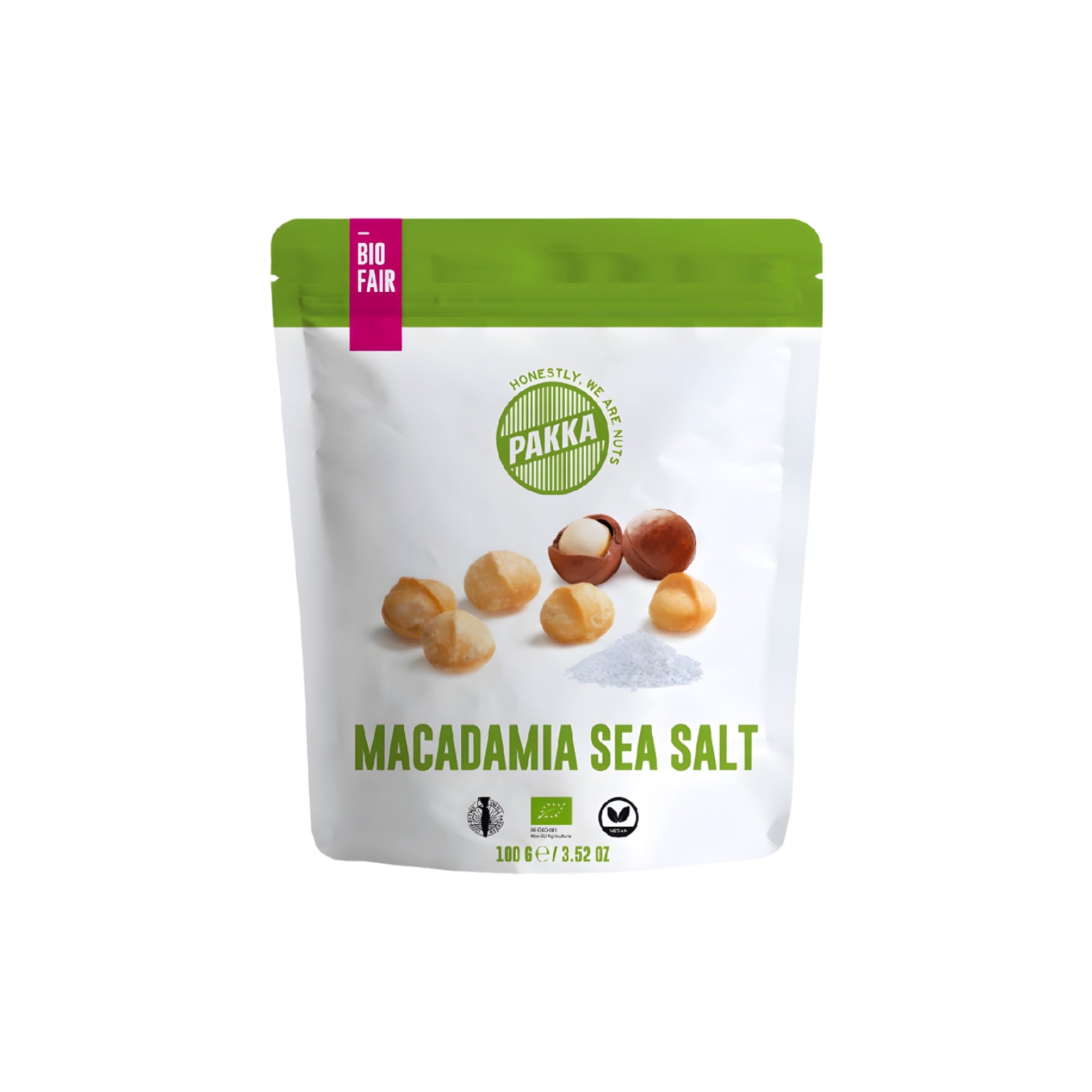 Macadamia geröstet mit Meersalz Bio 100g