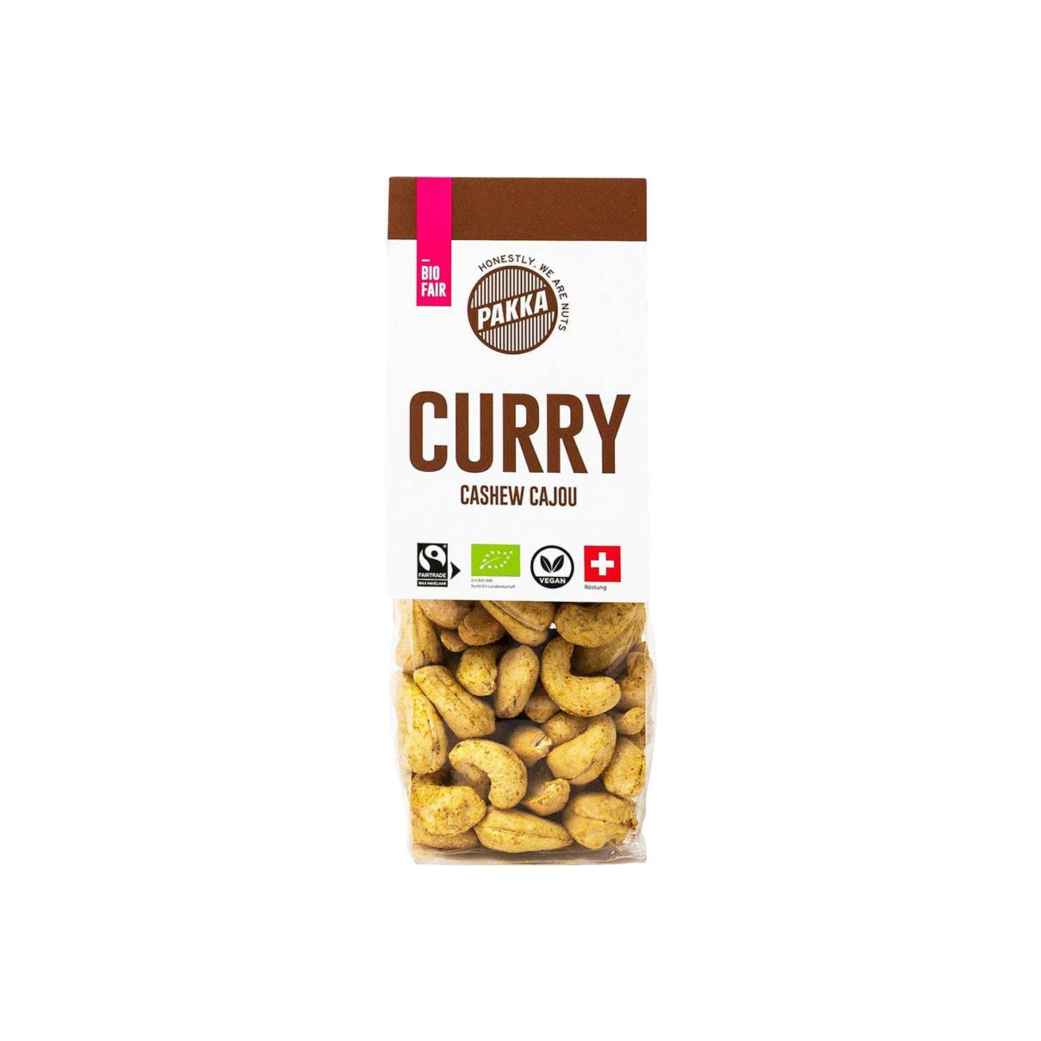 Cashew mit Curry Madras Cajou Fairtrade & Bio 100g