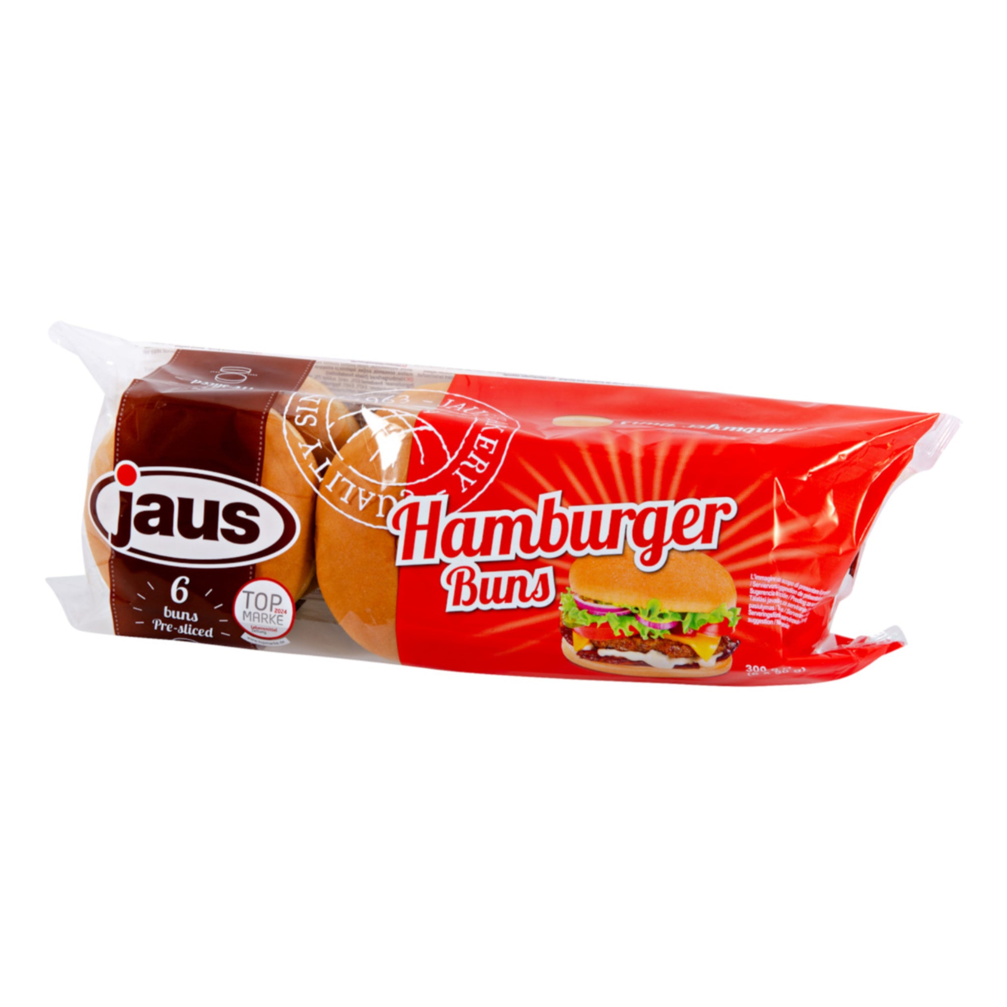 Hamburger Buns geschnitten 6er Pack - 300g