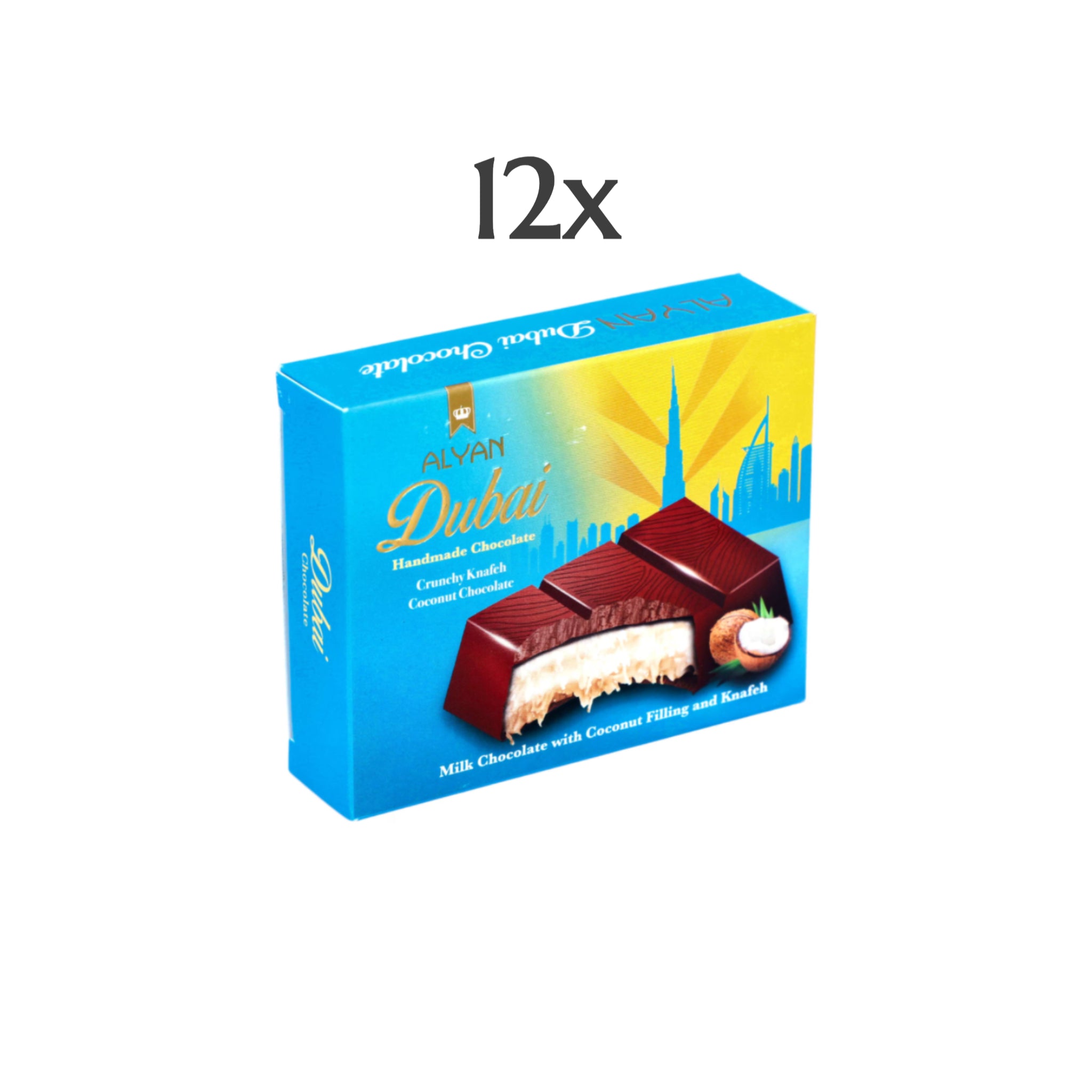 Dubai Schokolade Coconut 12 x 100g