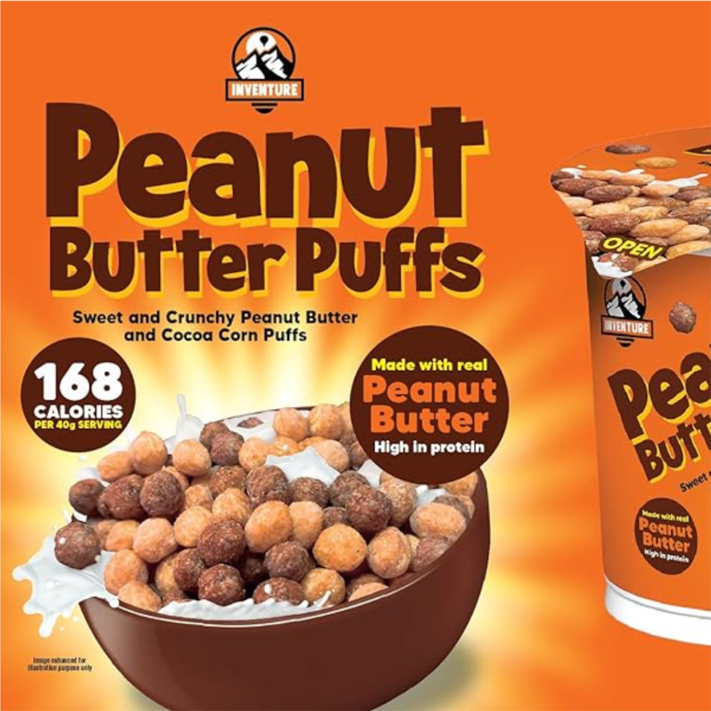Peanut Butter Puffs Cup 40g