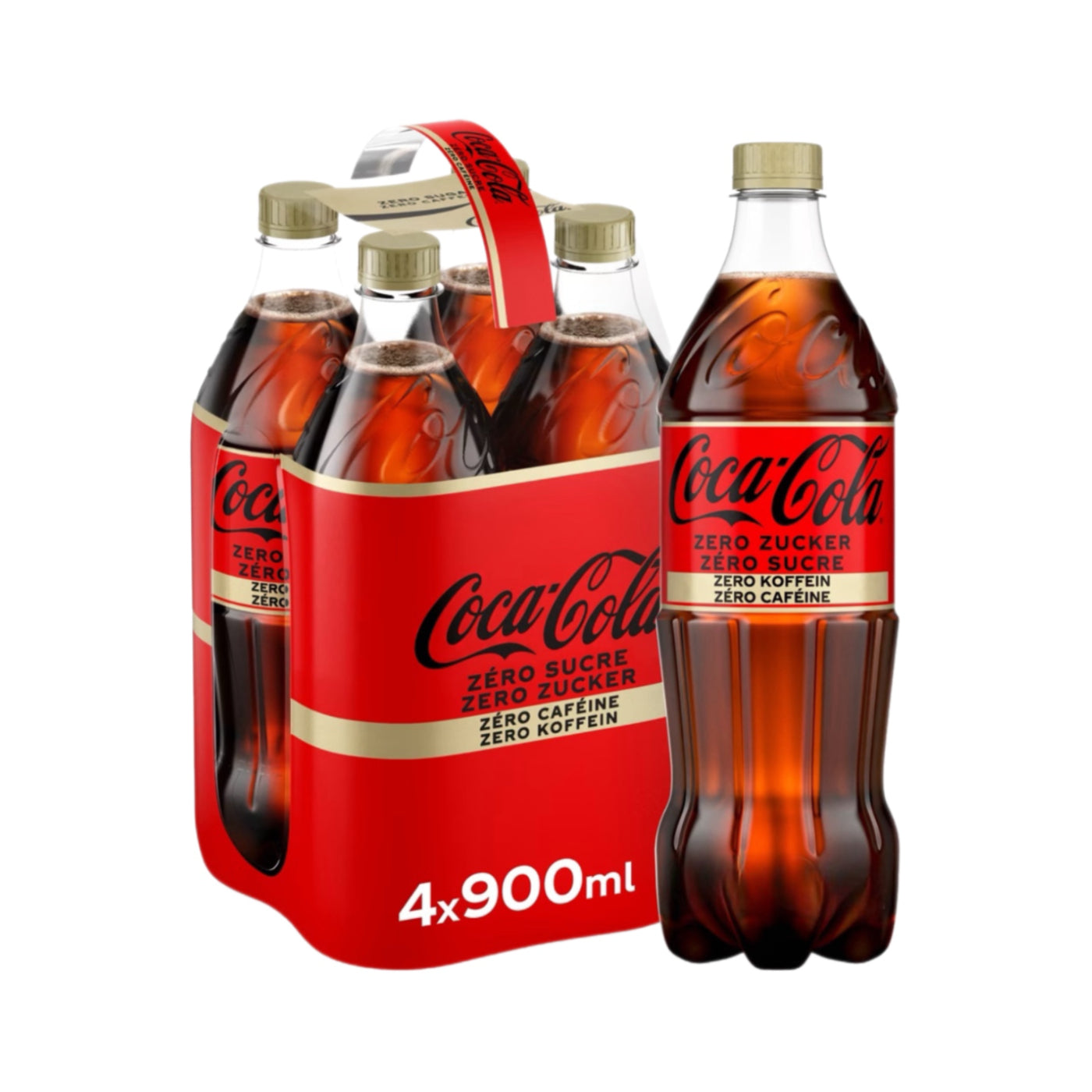 Coca Cola Zero Koffeinfrei 4 x 900ml