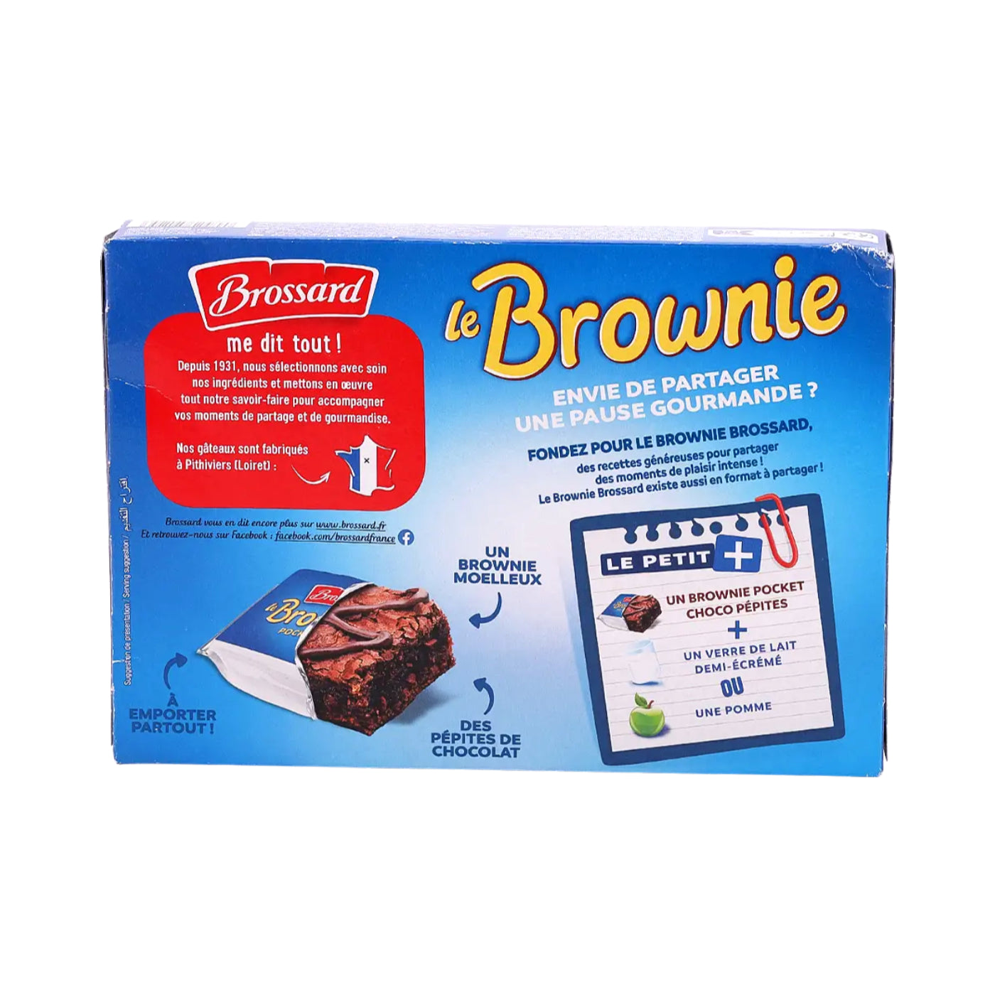 Mini Brownie mit Schokostückchen 8er Pack - 240g