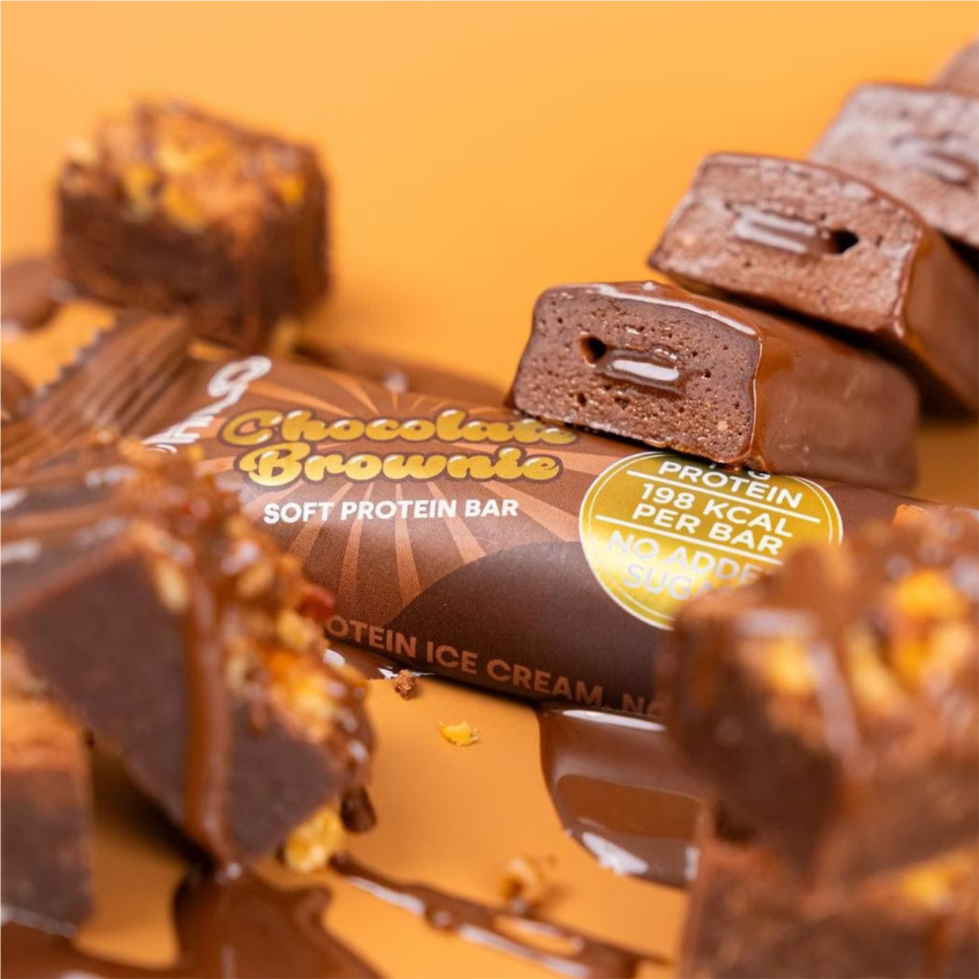 High Protein Riegel Soft Core - Choc Brownie 12 x 55g