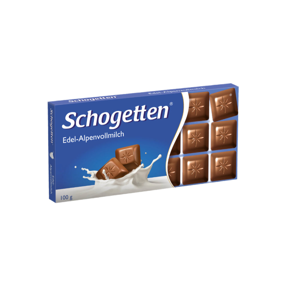 Schogetten Edel Lait entier des Alpes 100 g 